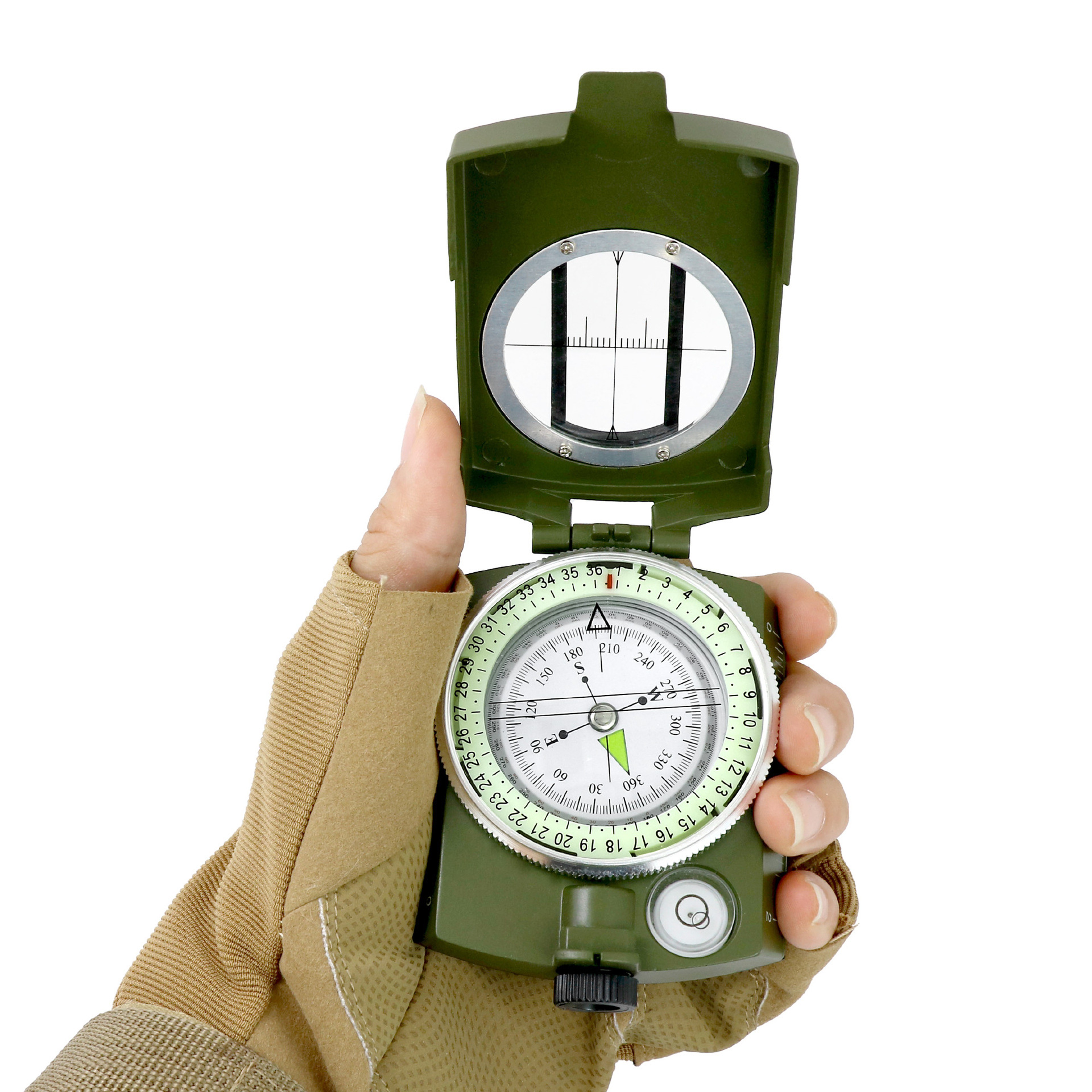 Professional Military Lensatic Sighting Compass – view 6
