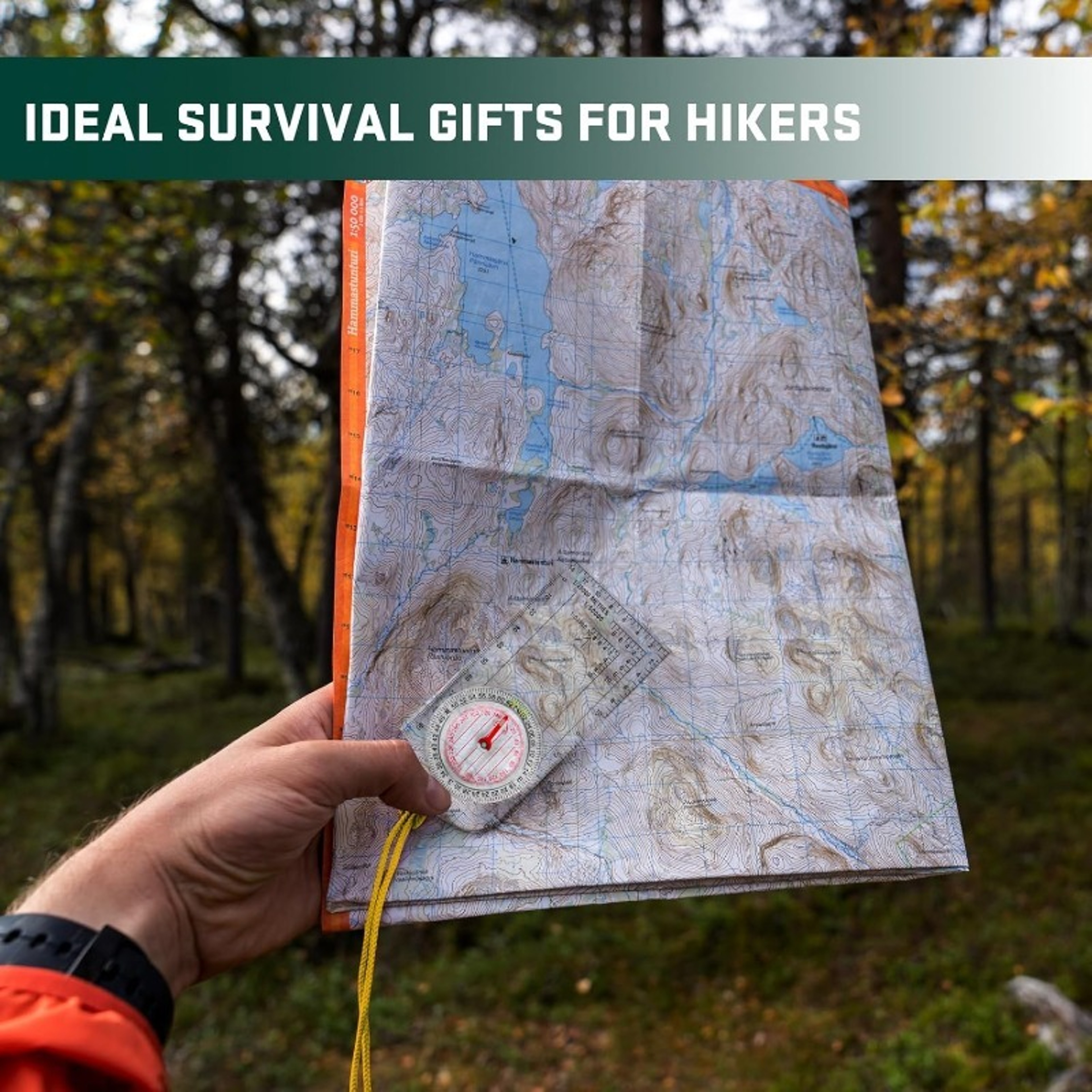 Navigation Map Ruler Reading Scouting Scale for Outdoor Orienteering Gear  Essential Tool for Hunting, Survival – view 3