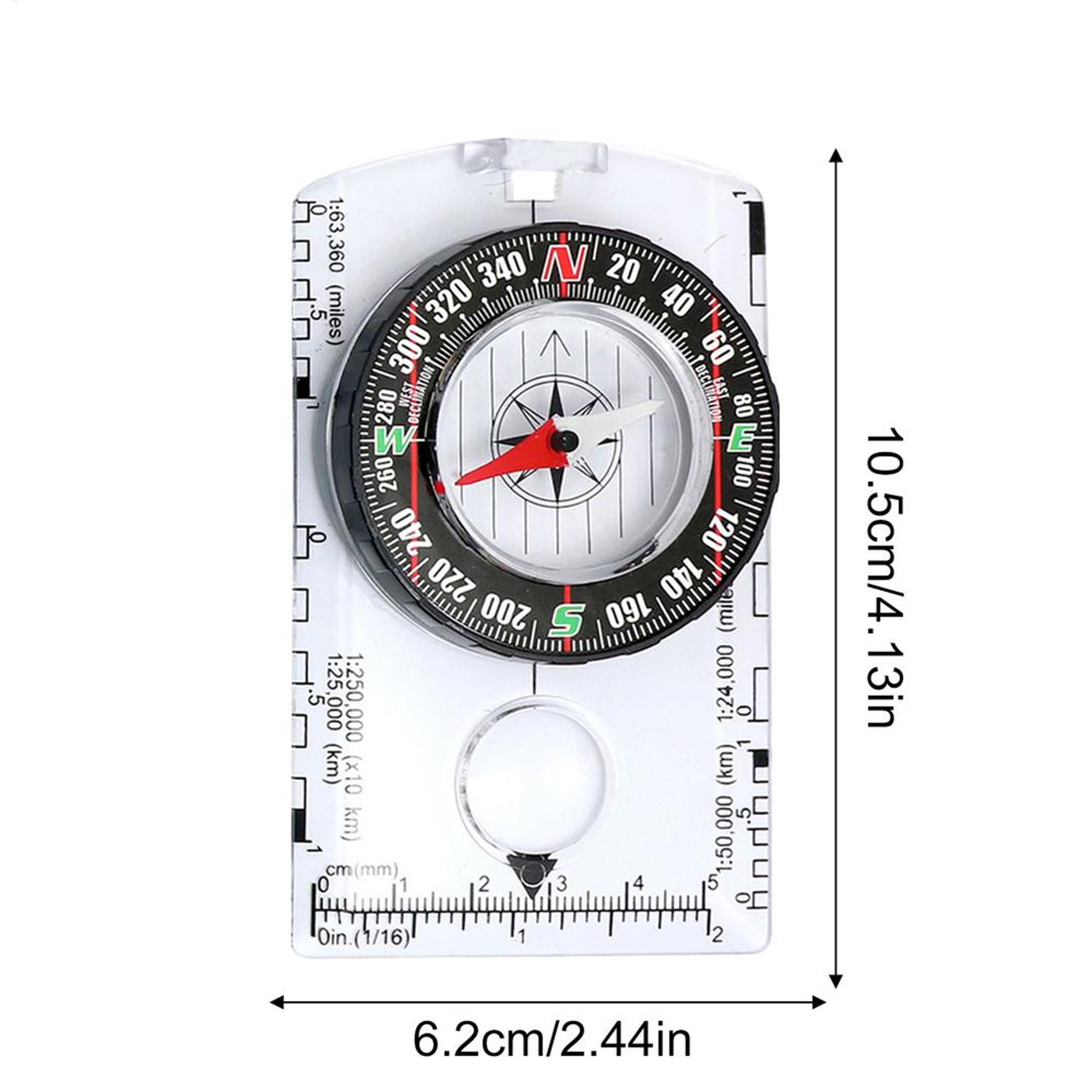 Waterproof Hiking Compass Backpack With Map Scale  Best For Outdoor Camping  Survival 6