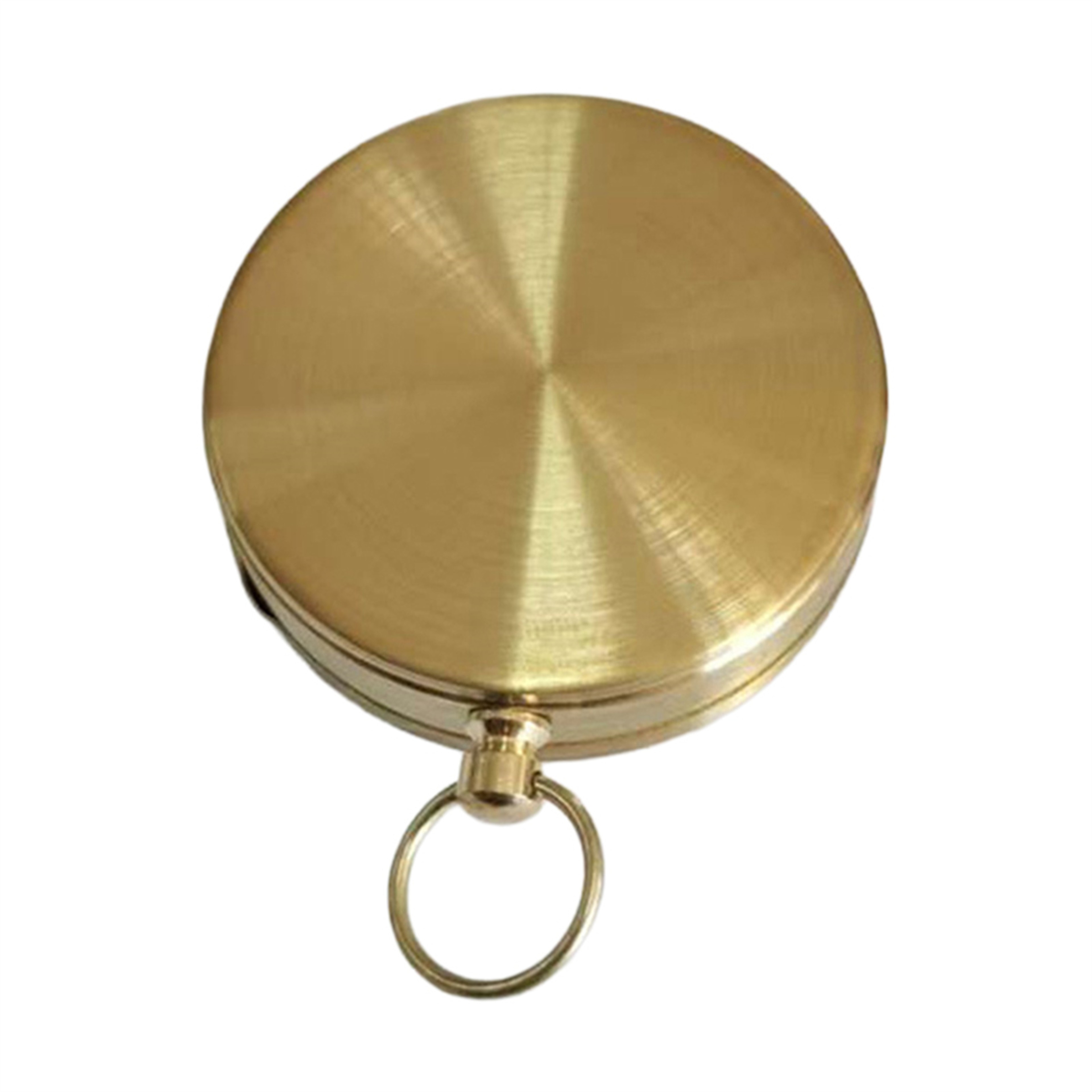 Brass Flip Cover Compass – Multifunctional Outdoor Navigation Tool, Pocket Watch Design for Hiking, Camping, and Surviva – view 6