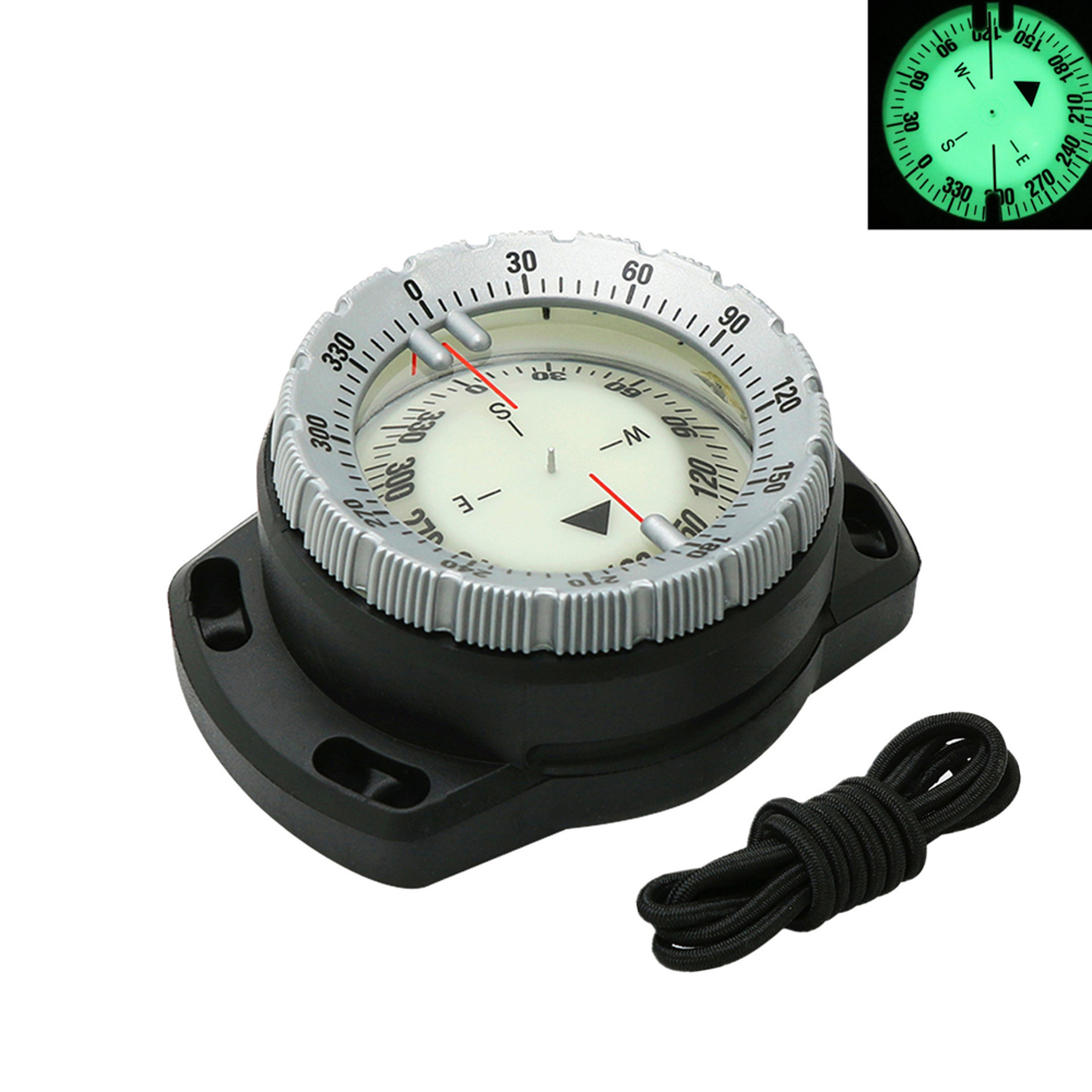 Luminous Waterproof Dive Wrist Compass  Ultimate Navigation Tool For Diving  Camping With Elastic R 5