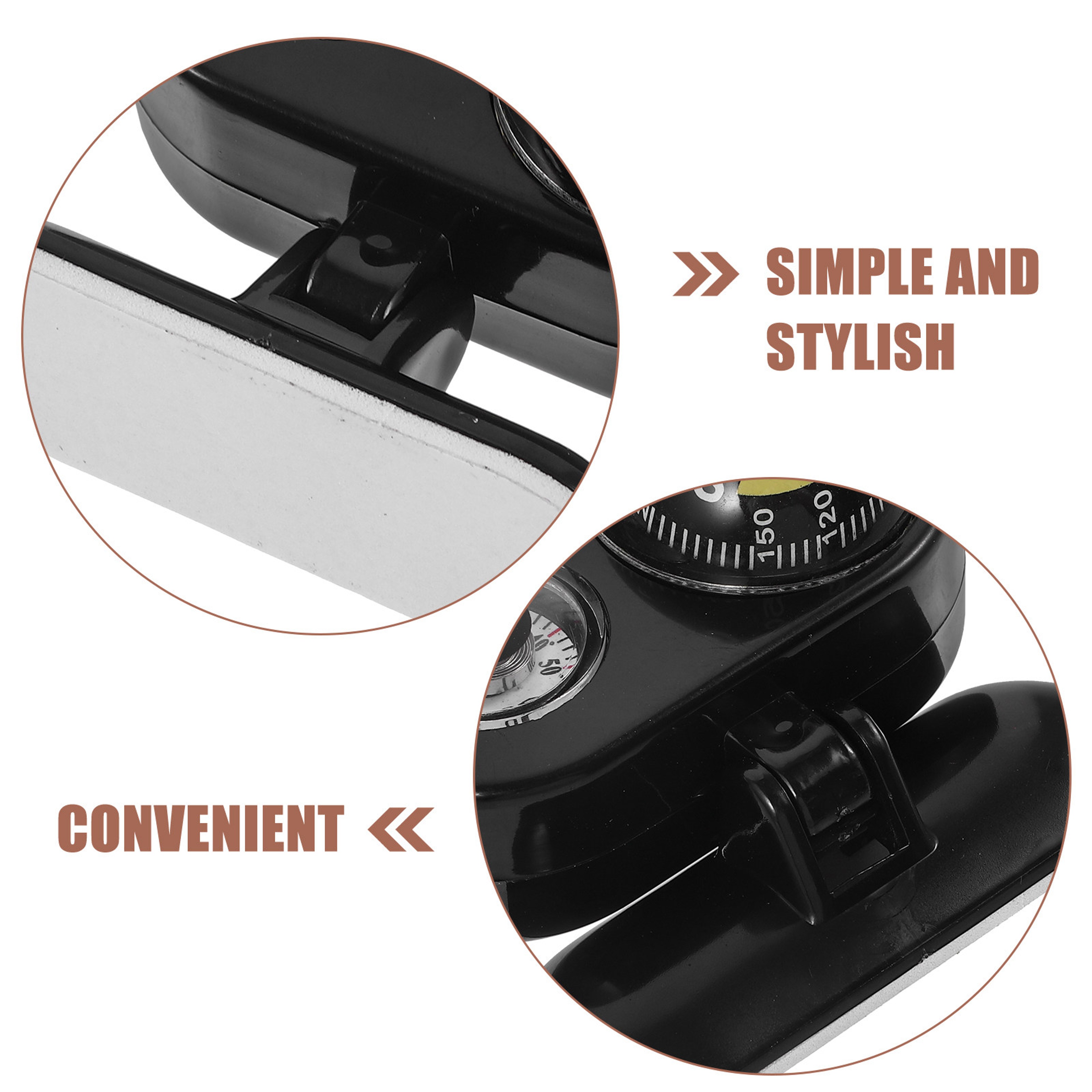 High Precision Car Compass Ball with Thermometer  Ideal Dashboard Navigation Tool for Cars, Boats, and Trucks – view 4