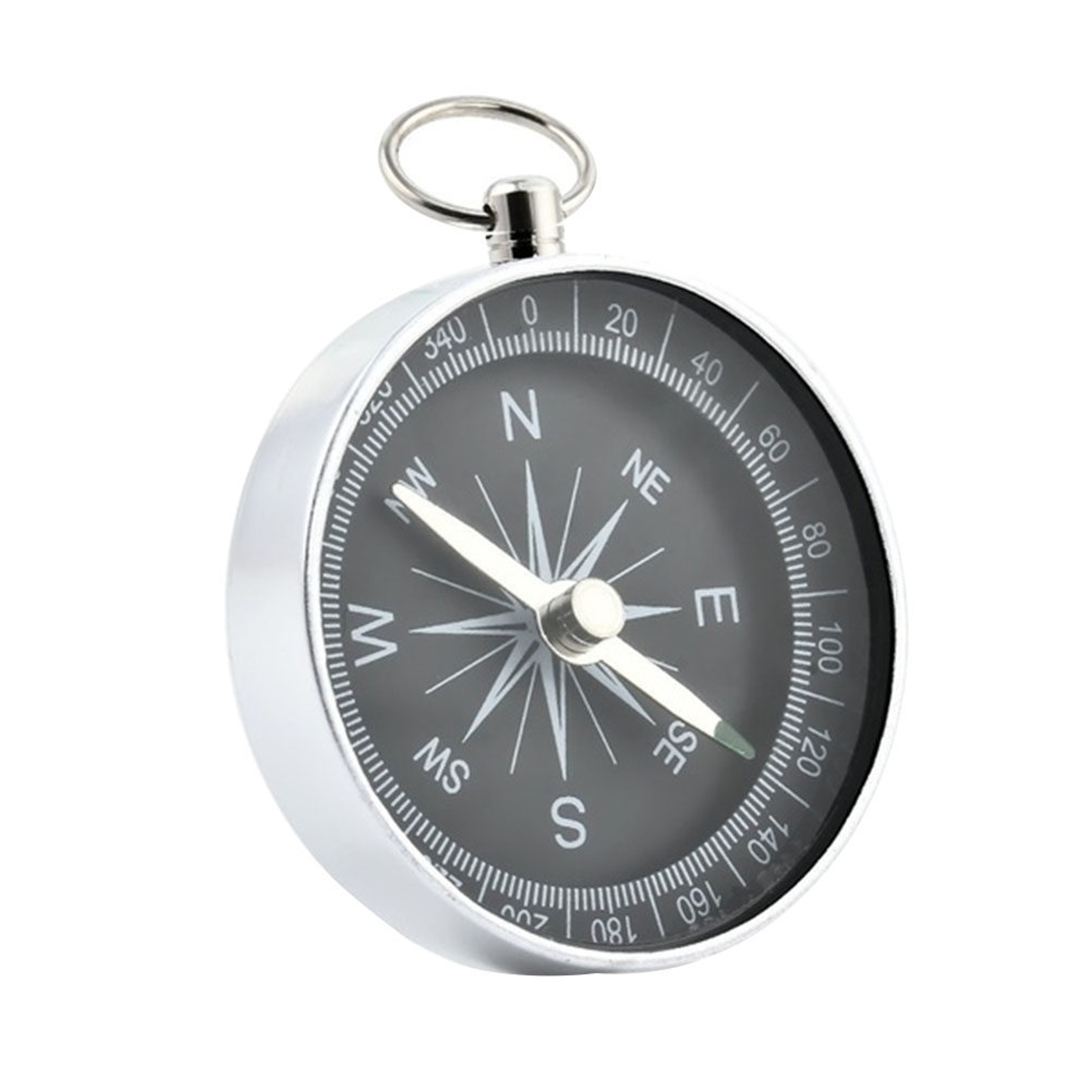 Lightweight Metal Compass Keychain Durable, Portable Navigation Tool for Outdoor Adventures – view 5
