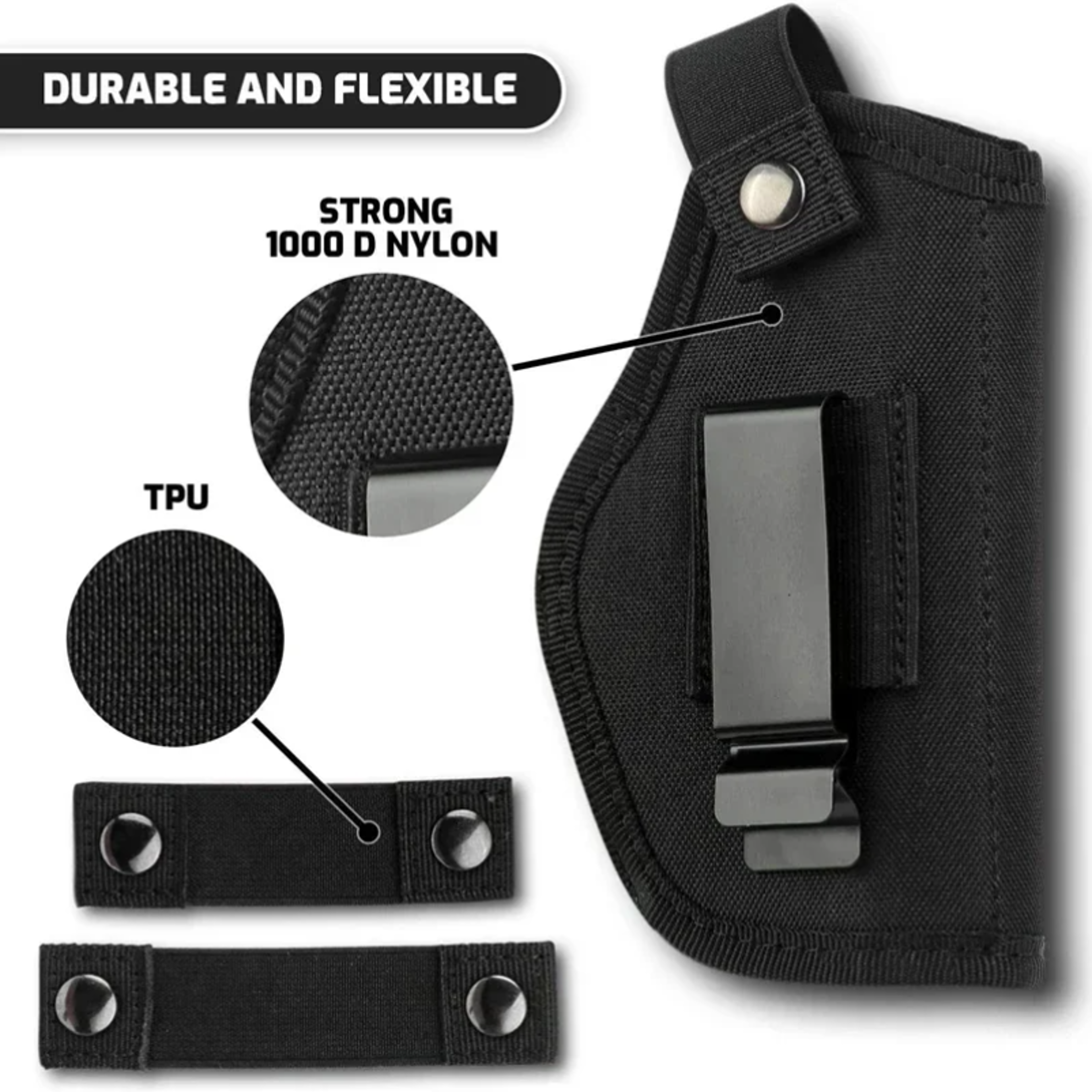 Universal Concealed Carry Holster for Right & Left  Adjustable and Versatile – view 5