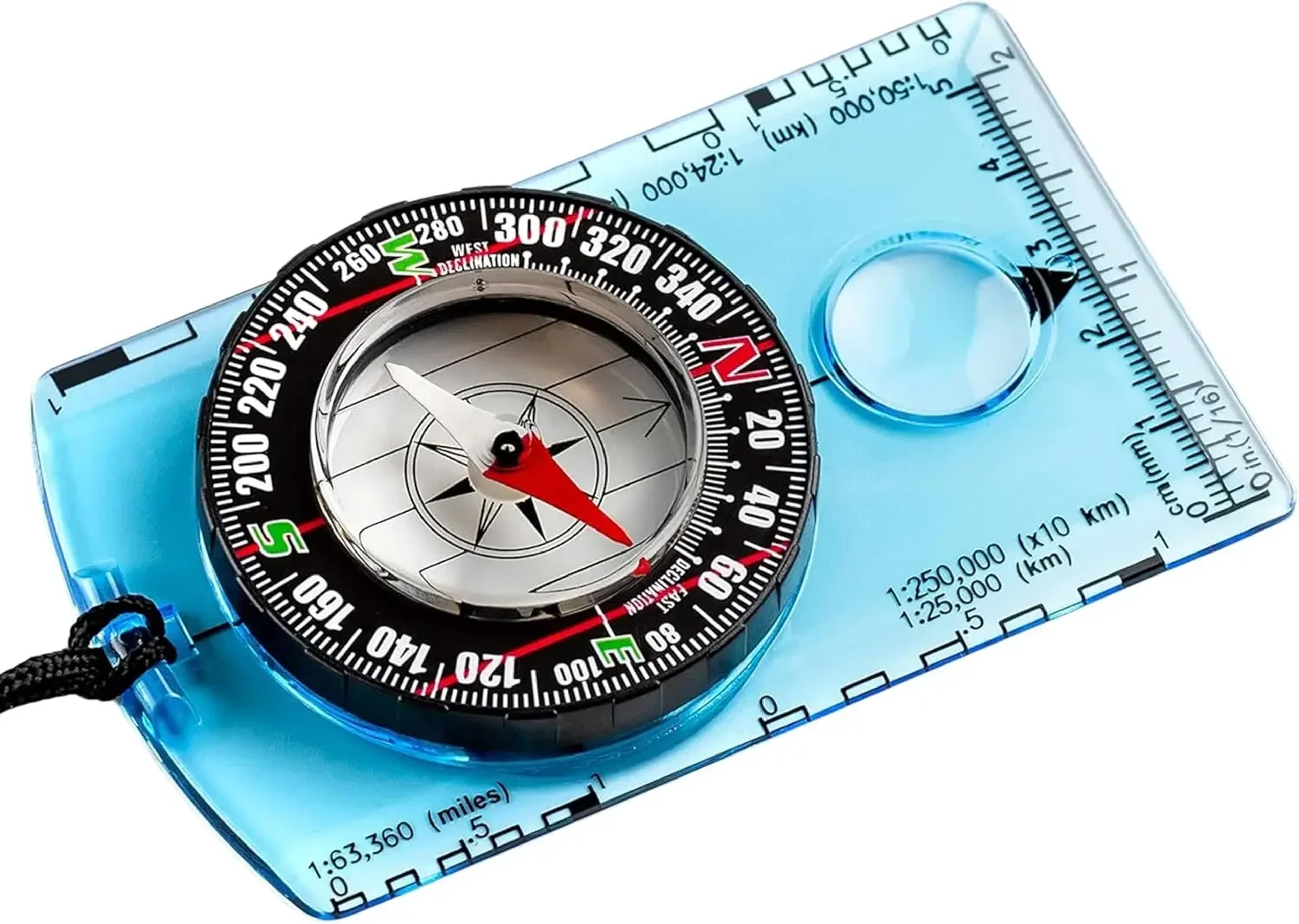 Waterproof Hiking Compass with Backpack Clip  Best Survival Tool for Map Reading – view 2