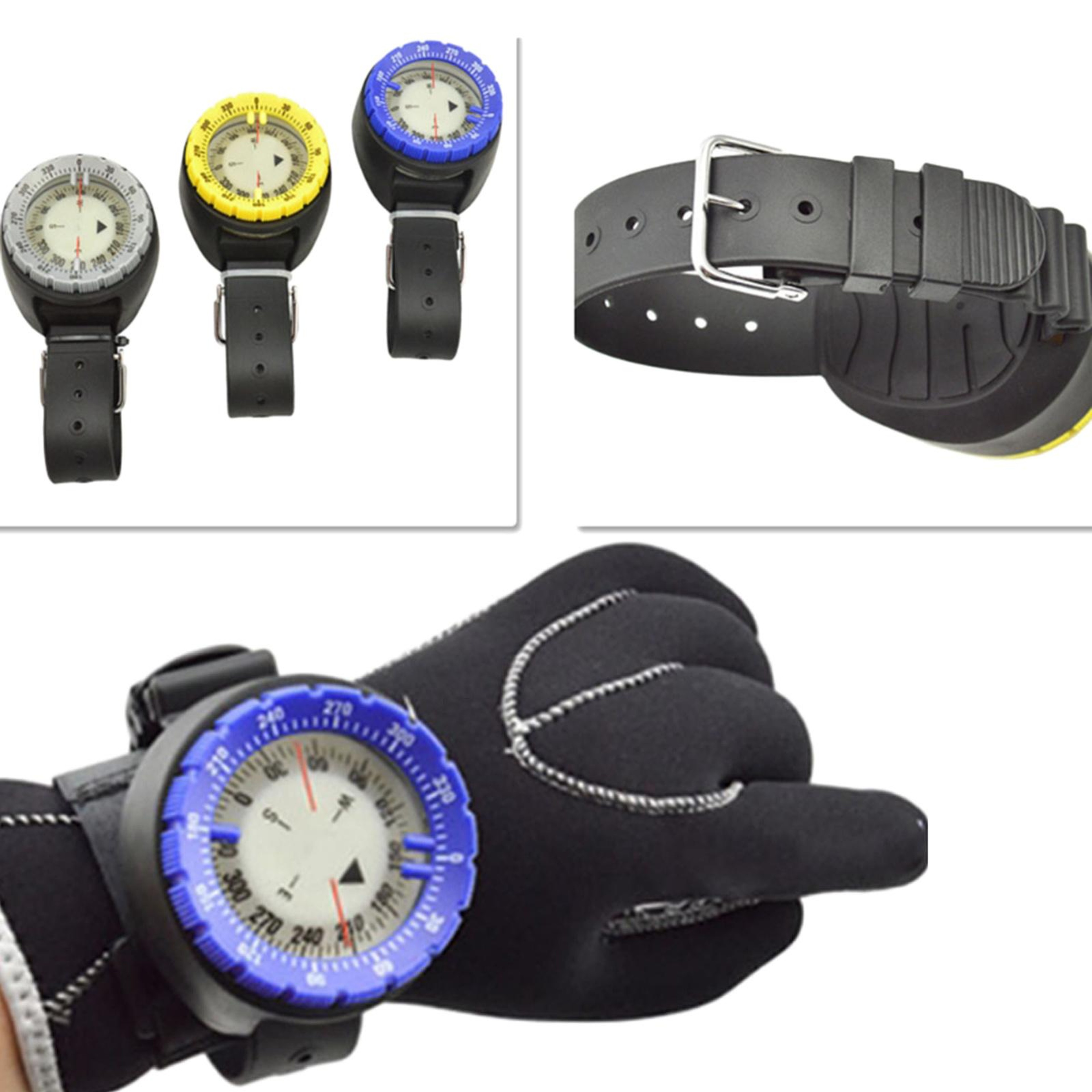 Glow in the Dark Underwater Compass Gauge  Durable Navigation Tool for Deep Sea Exploration – view 6