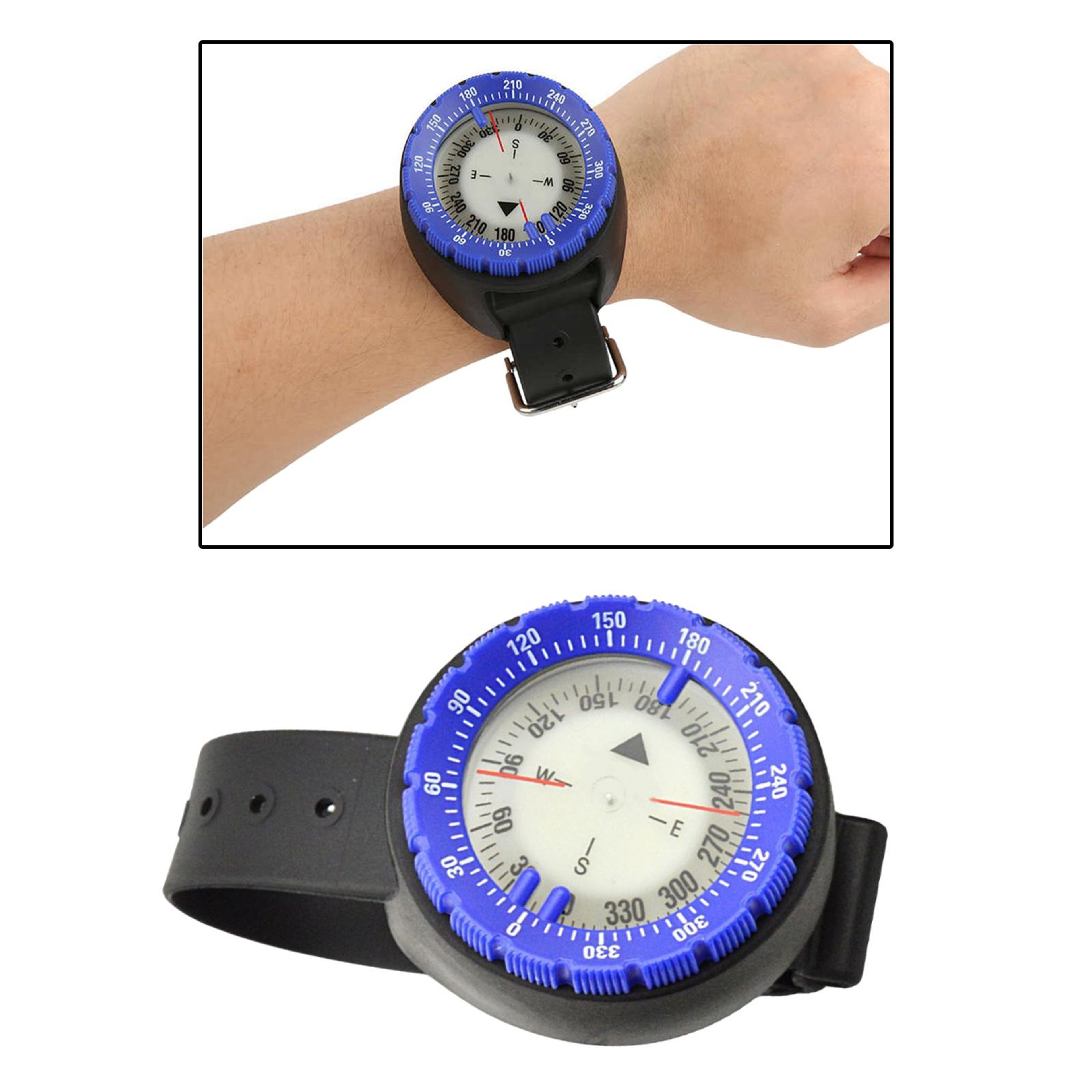 Glow in the Dark Underwater Compass Gauge  Durable Navigation Tool for Deep Sea Exploration – view 8