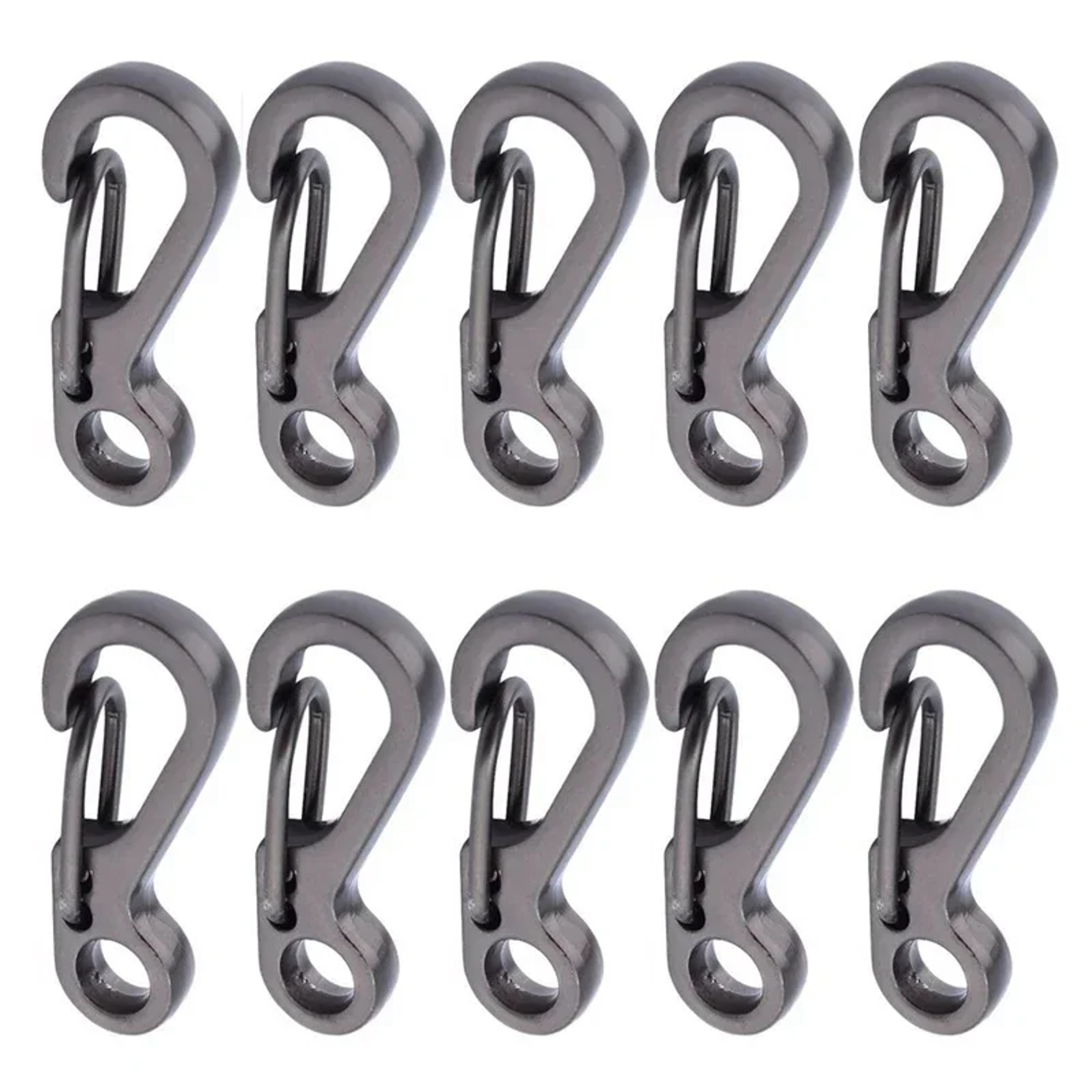 Mini Carabiner Paracord Tactical Gear Hooks Key Chain – Durable EDC Survival Climbing Spring Backpack Clasps Keychain – view 6