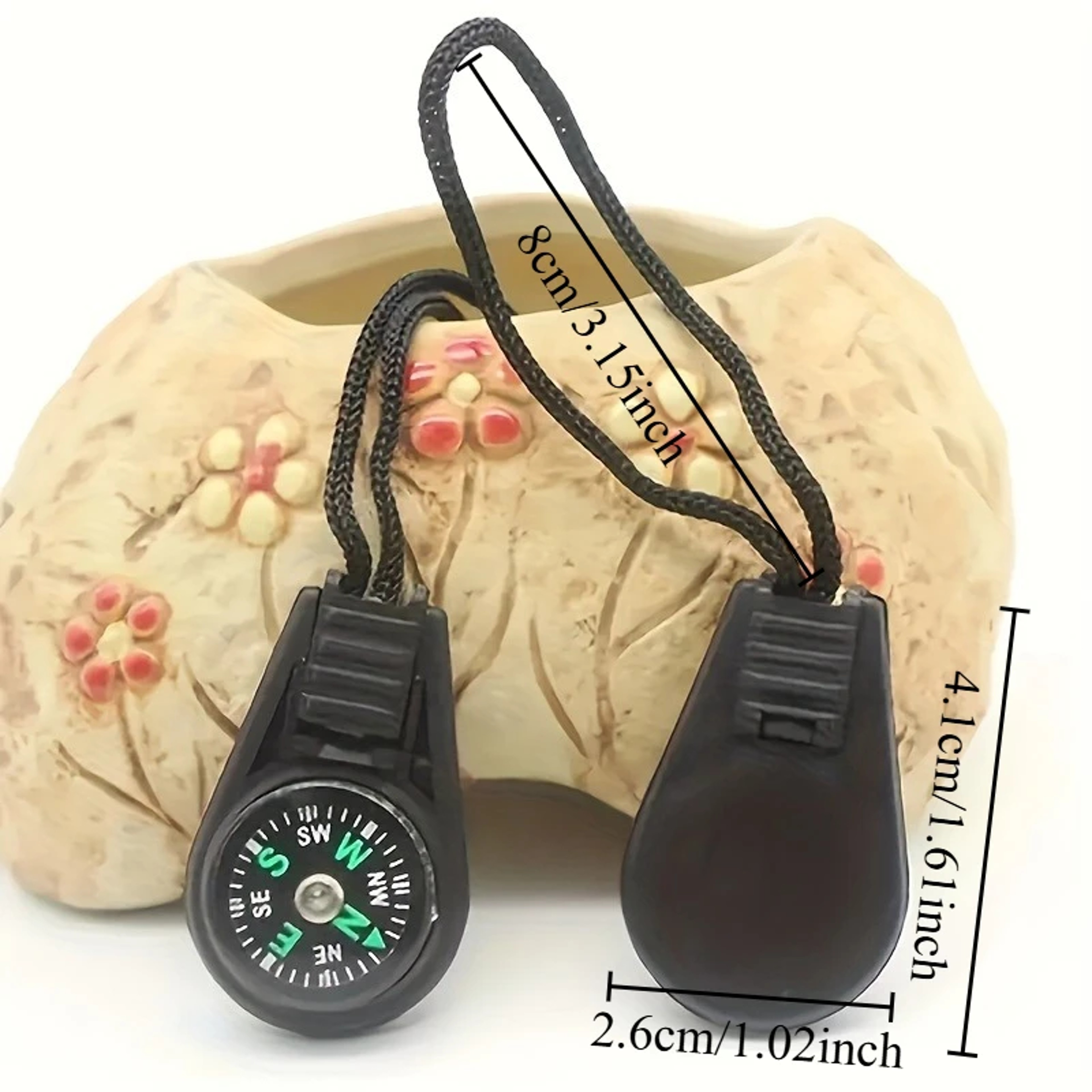 Portable Mini Compass for Outdoor Adventures  Hiking, Camping, Travel Survival Tool – view 3