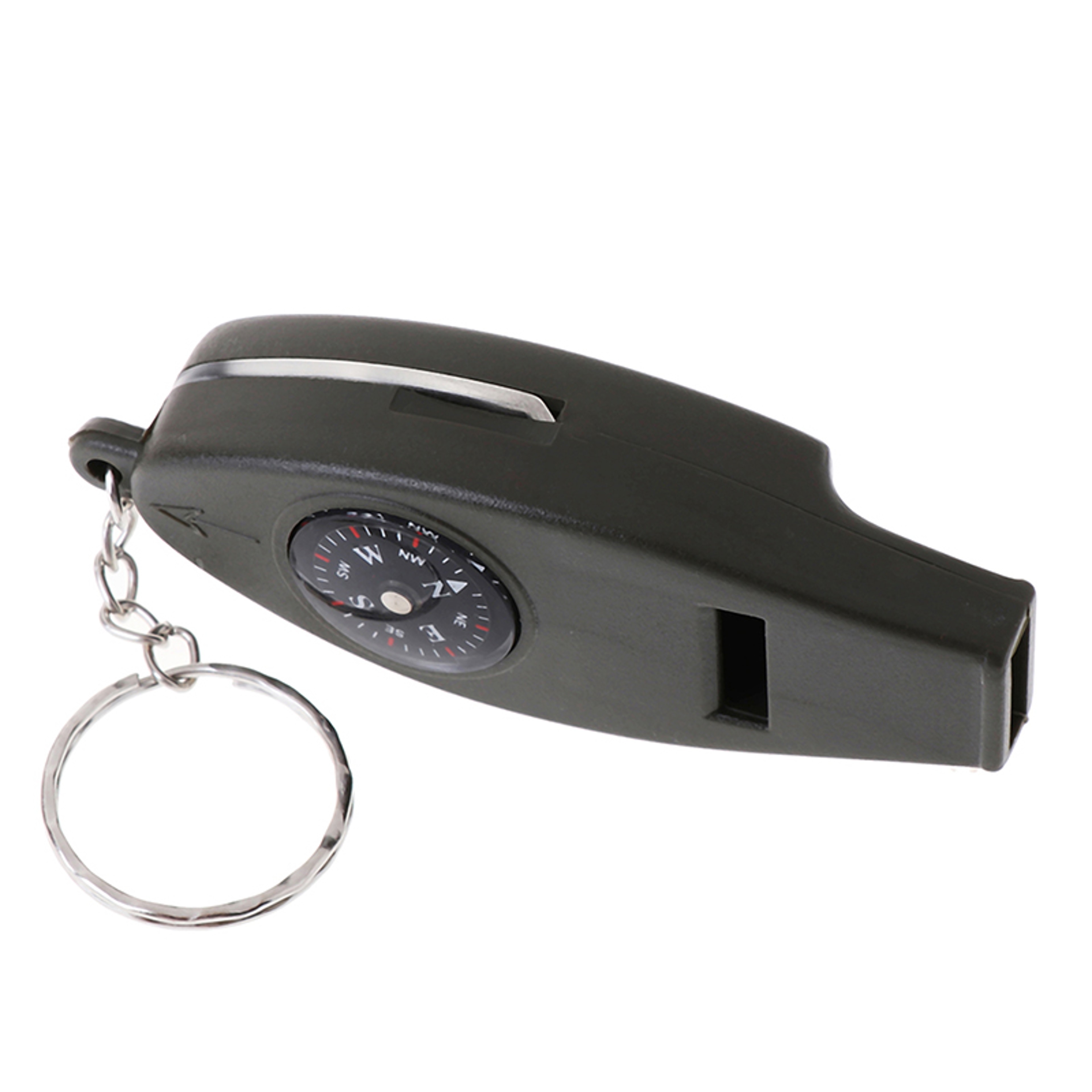 Mini Survival Tool Keychain – Whistle, Compass, Magnifier, Thermometer Portable EDC for Camping & Hiking – view 3