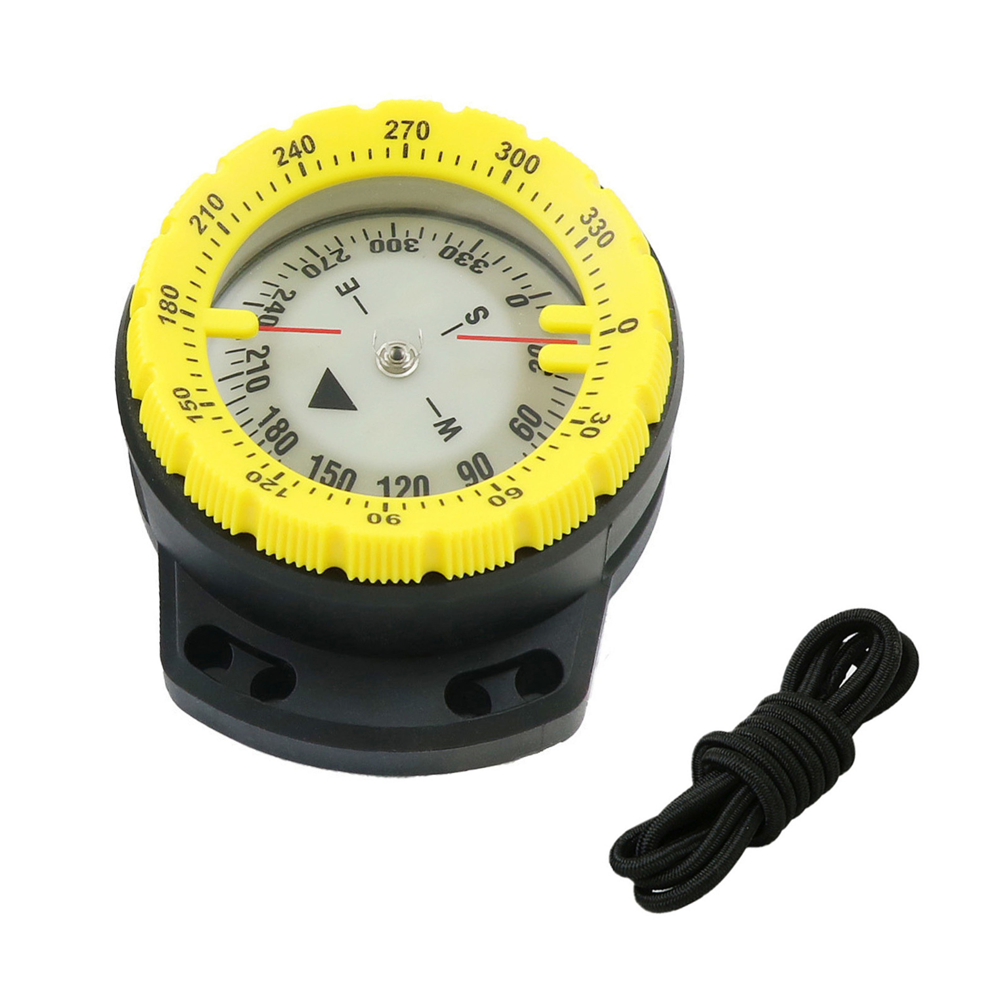 Underwater Diving Compass  Luminous Waterproof Dive Wrist Compass With Elastic Rope For Navigation 6