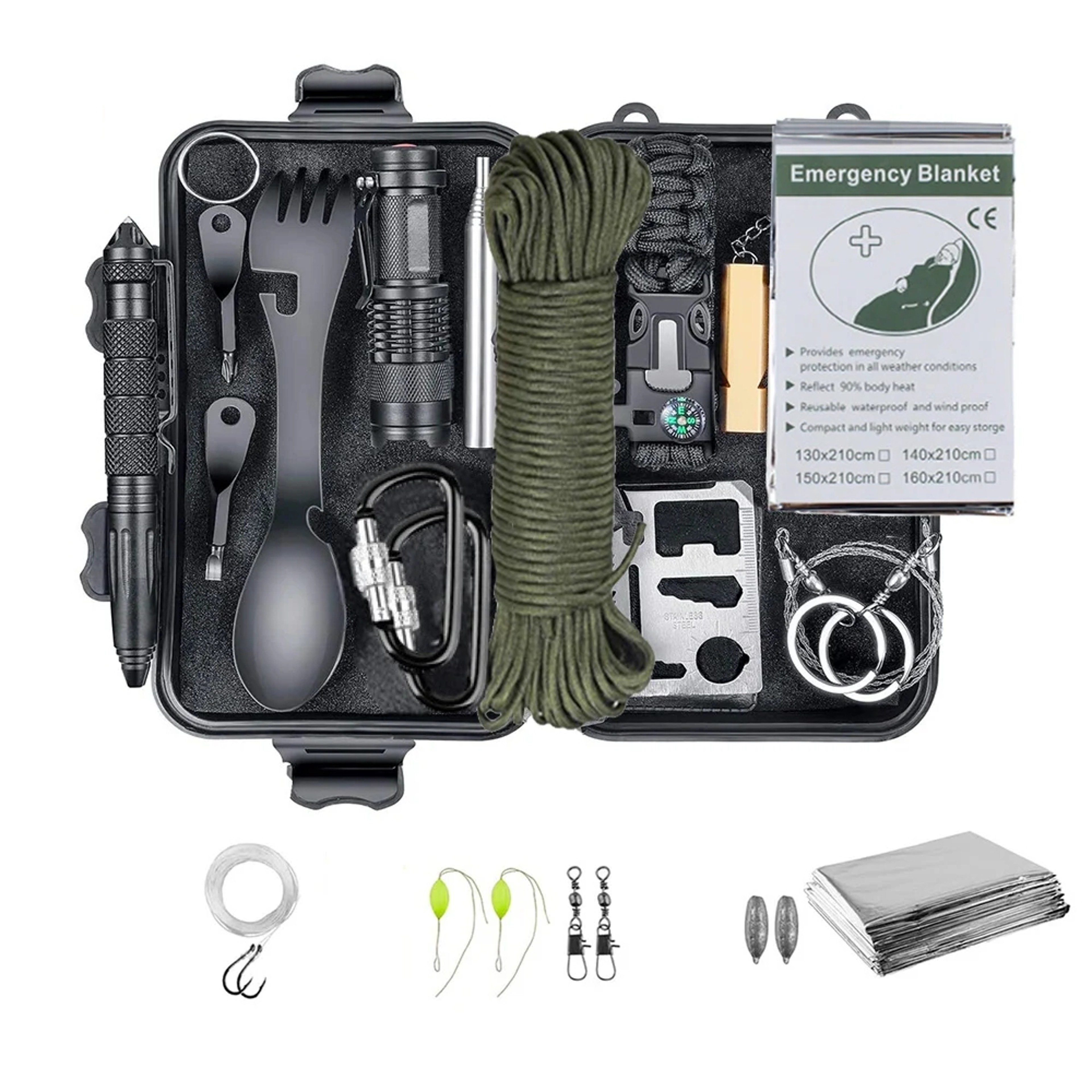 Survival Emergency Kit: Tactical First Aid & Adventure Gear for Wilderness – view 1