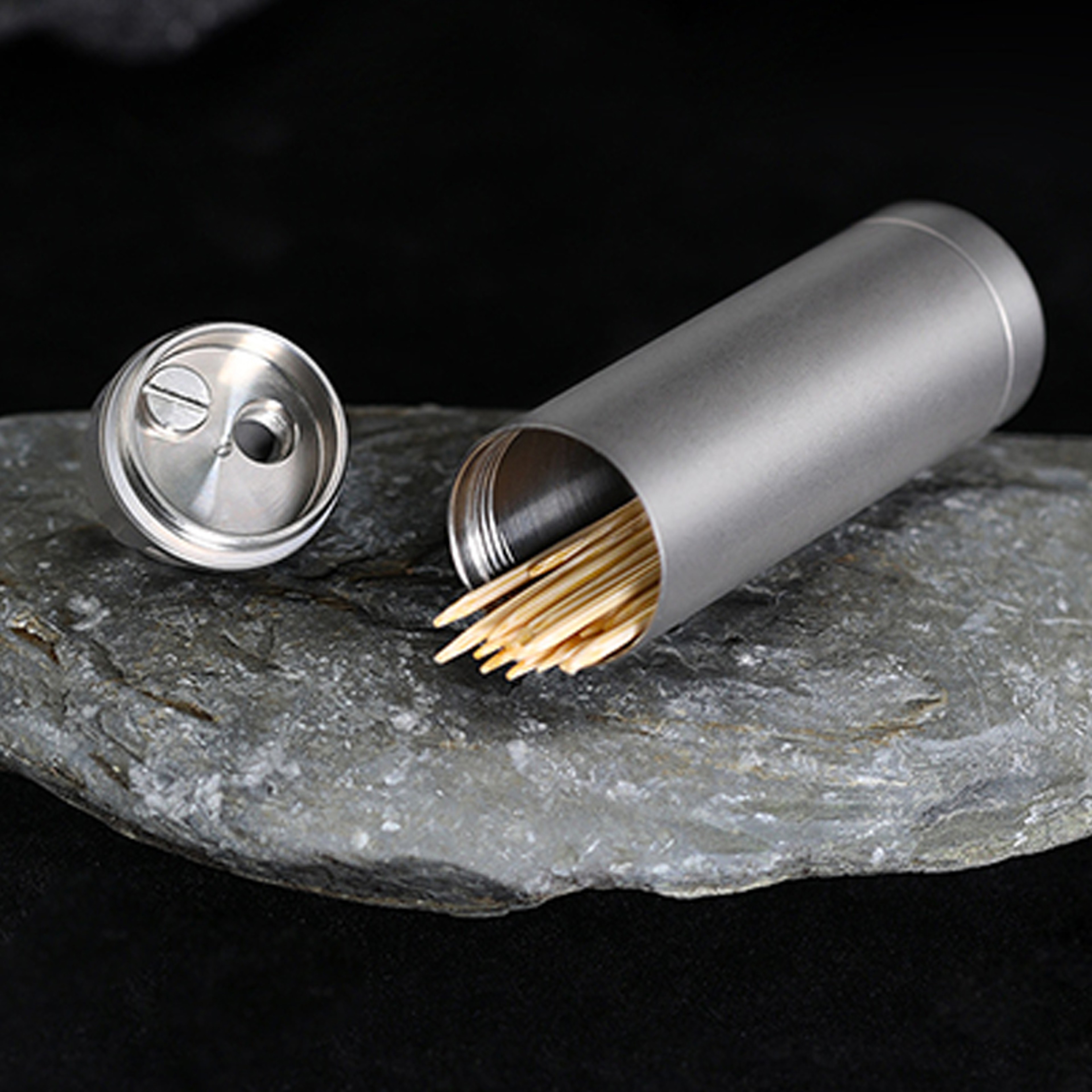 Titanium Alloy Waterproof Medicine Bottle  Multi-Functional Travel Storage Case, EDC Tool for Outdoor Adventures – view 2