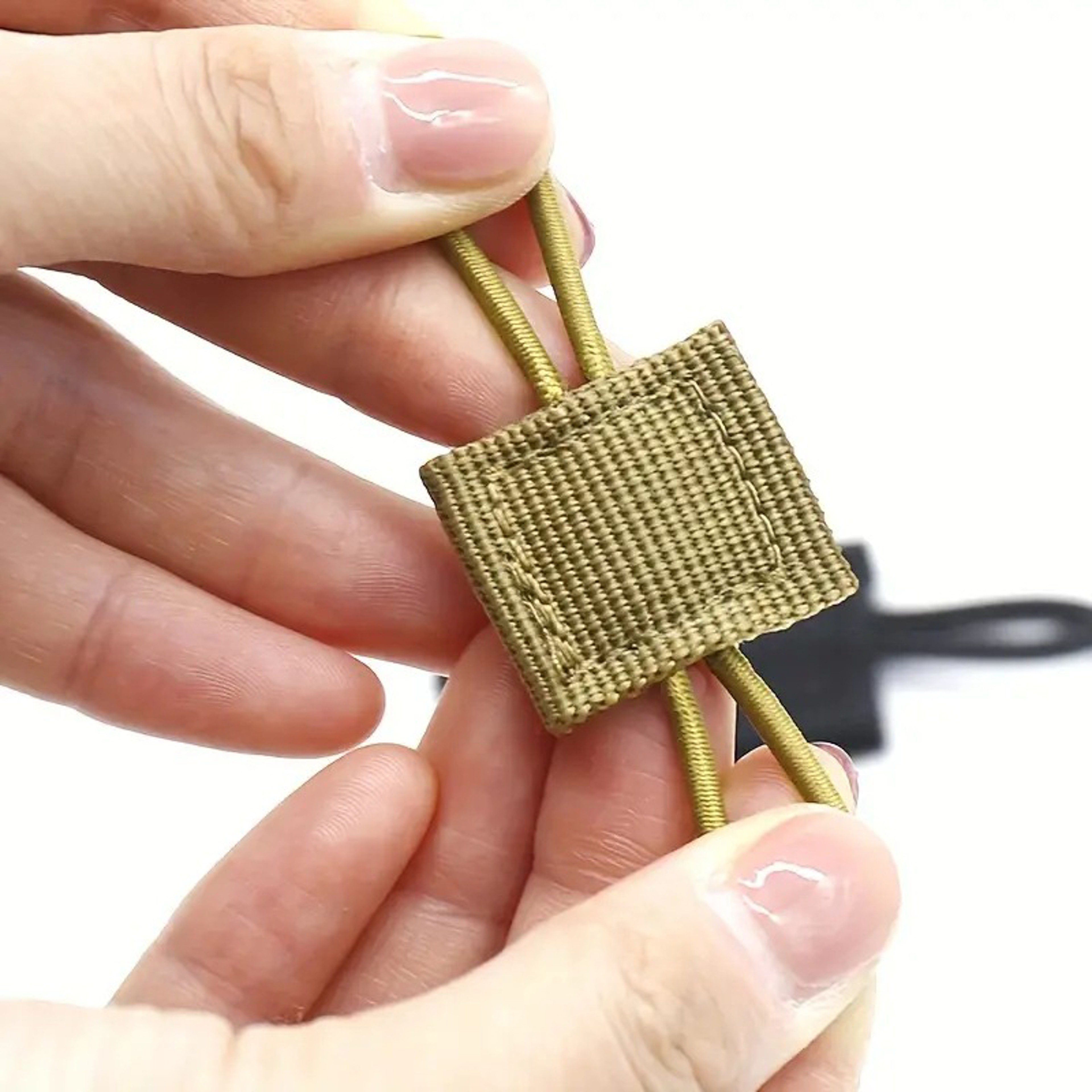 Tactical MOLLE Elastic Strap Webbing Retainer for Gear Attachment and Secure Carry – view 4