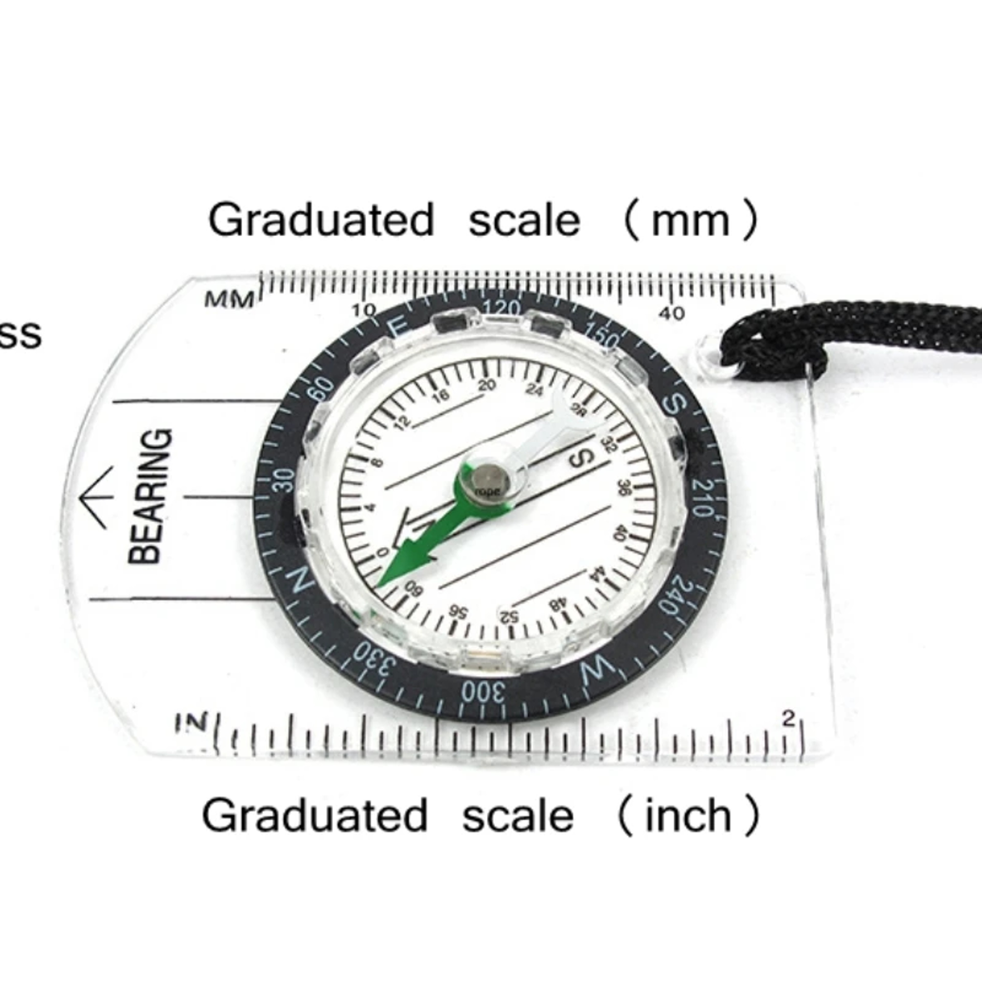 Professional Military Lensatic Compass with Map Scale Navigation Tool for Hiking Survival and Outdoor Adventure – view 5