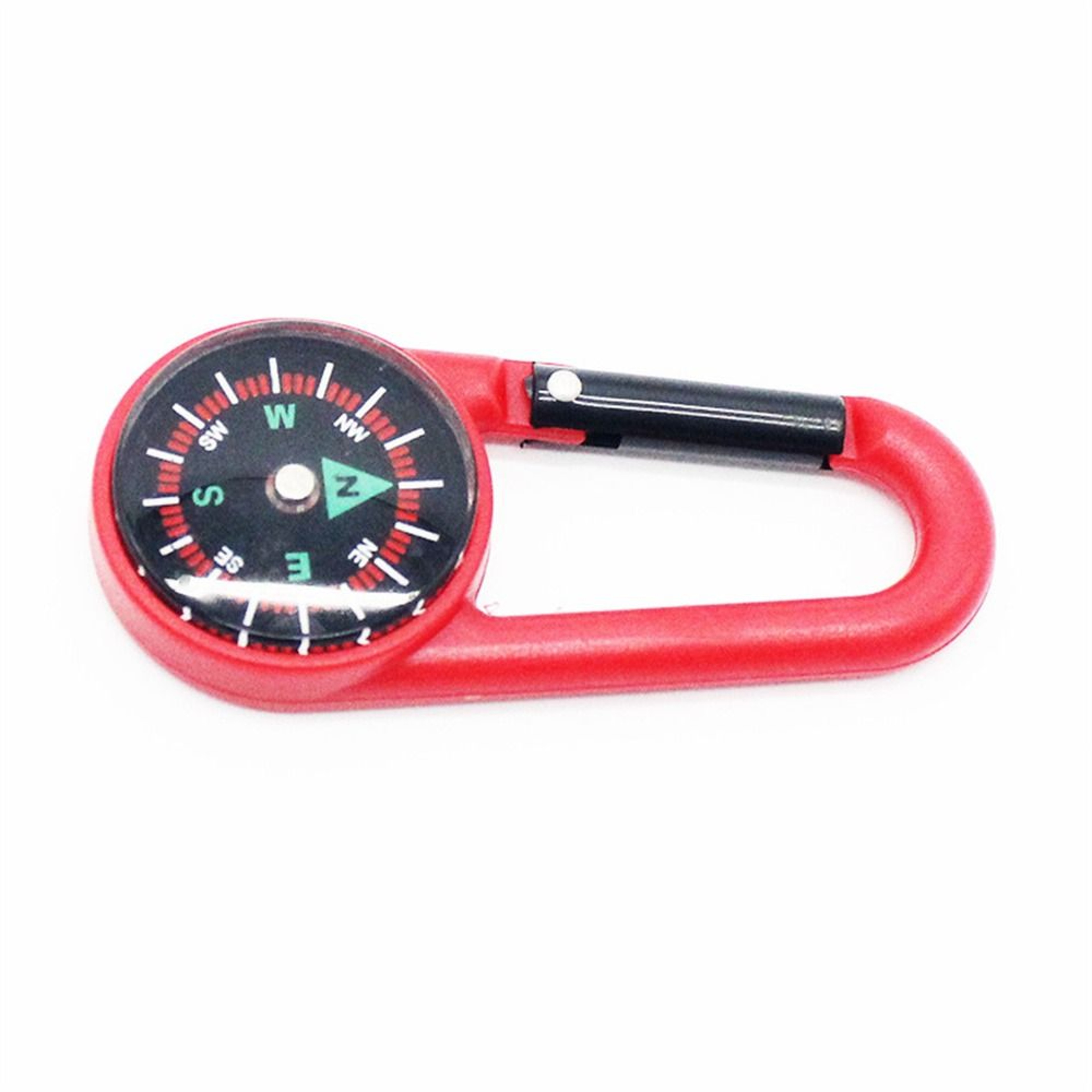 Mini Clip-On Hiking Compass with Snap Hook Portable Survival Navigation Tool – view 4