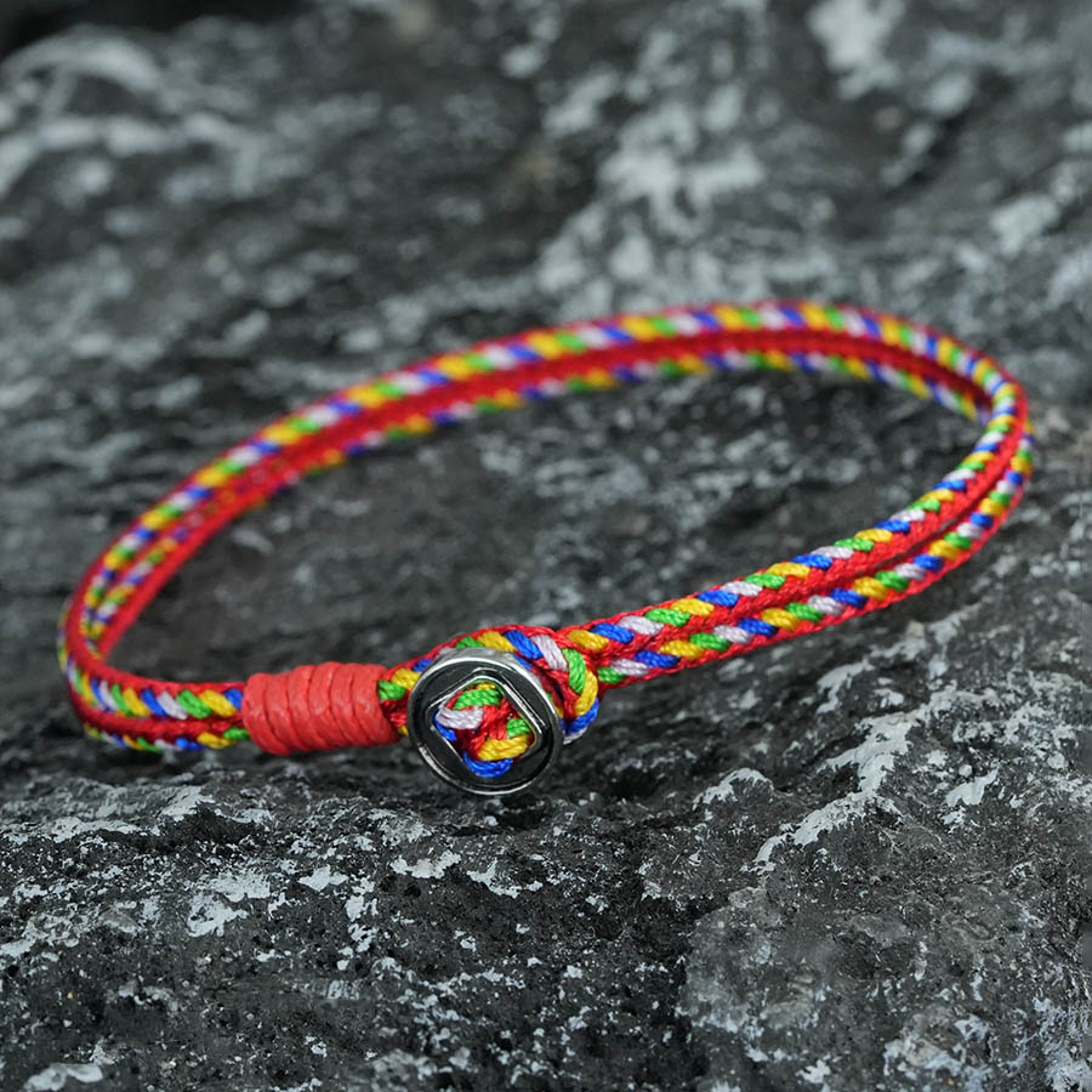 Red Rope Bracelet for Men Adjustable Wrap Bracelet Minimalist Casual Wrist Jewelry – view 4