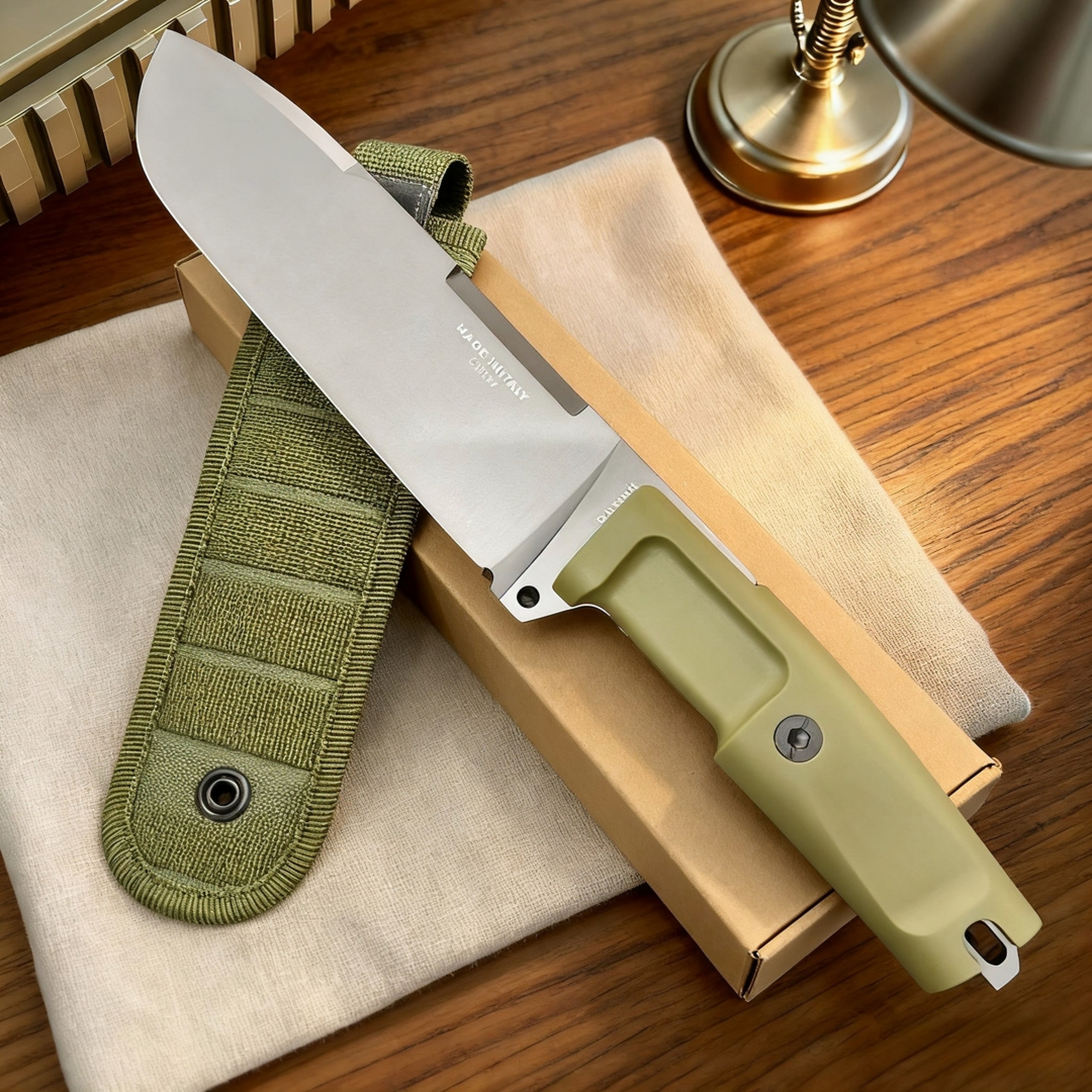 Heavy Duty Tactical Survival Knife Fixed Blade Camping Knife for Bushcraft Hunting Outdoor Use – view 1