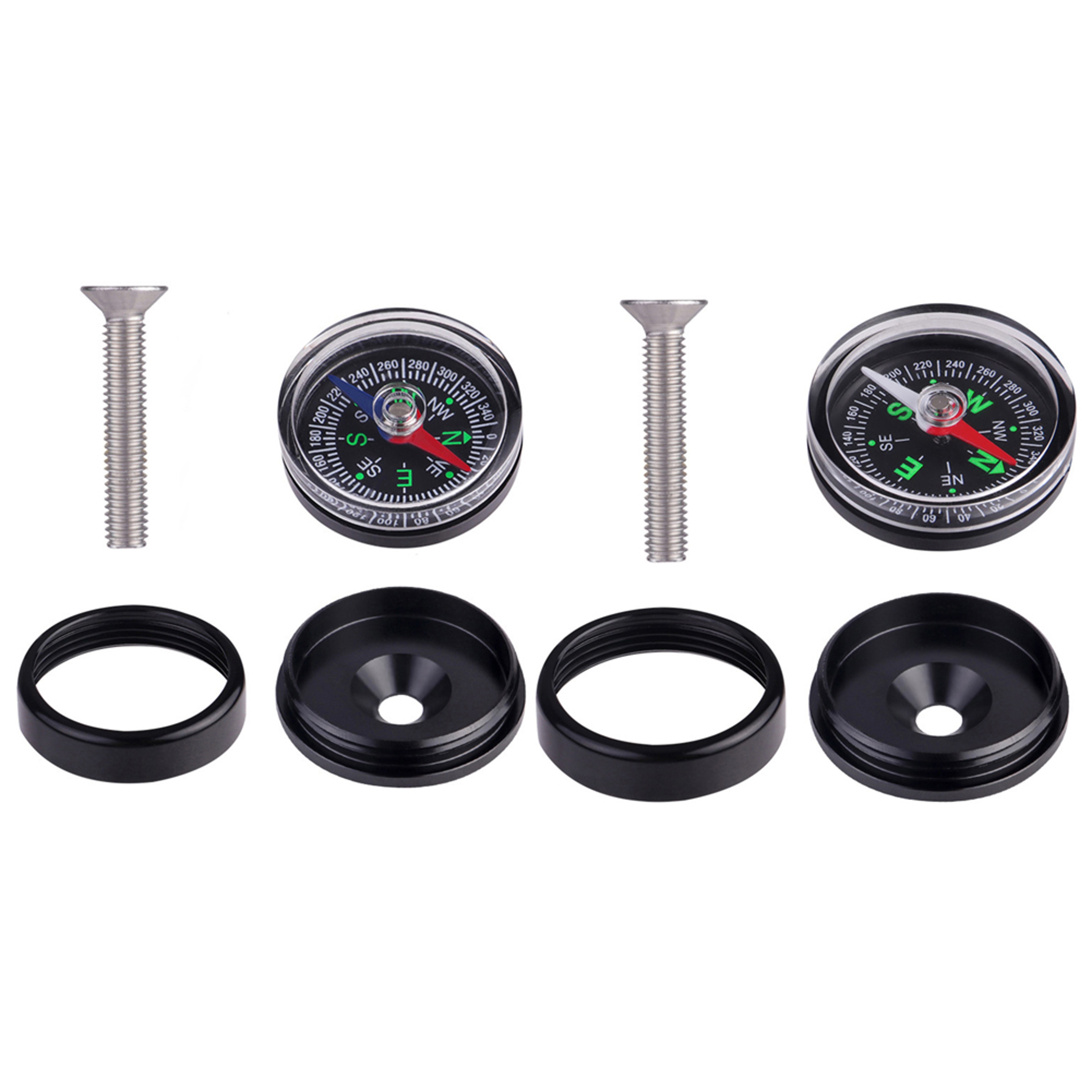 Bike Handlebar Compass Waterproof Navigation Tool for Cycling and Hiking – view 1