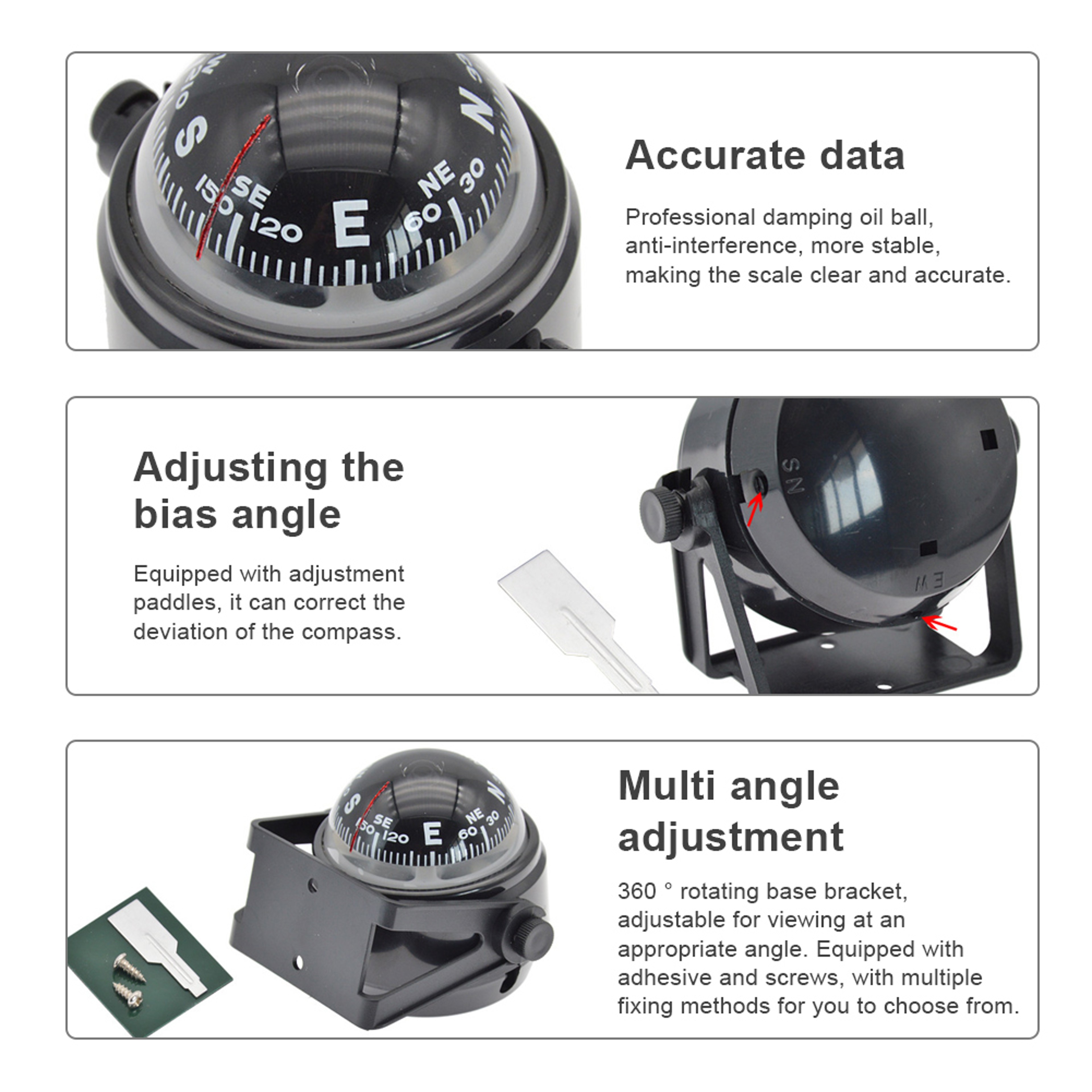 High Precision Marine Electronic Compass for Boat Navigation and Accurate Positioning – view 5