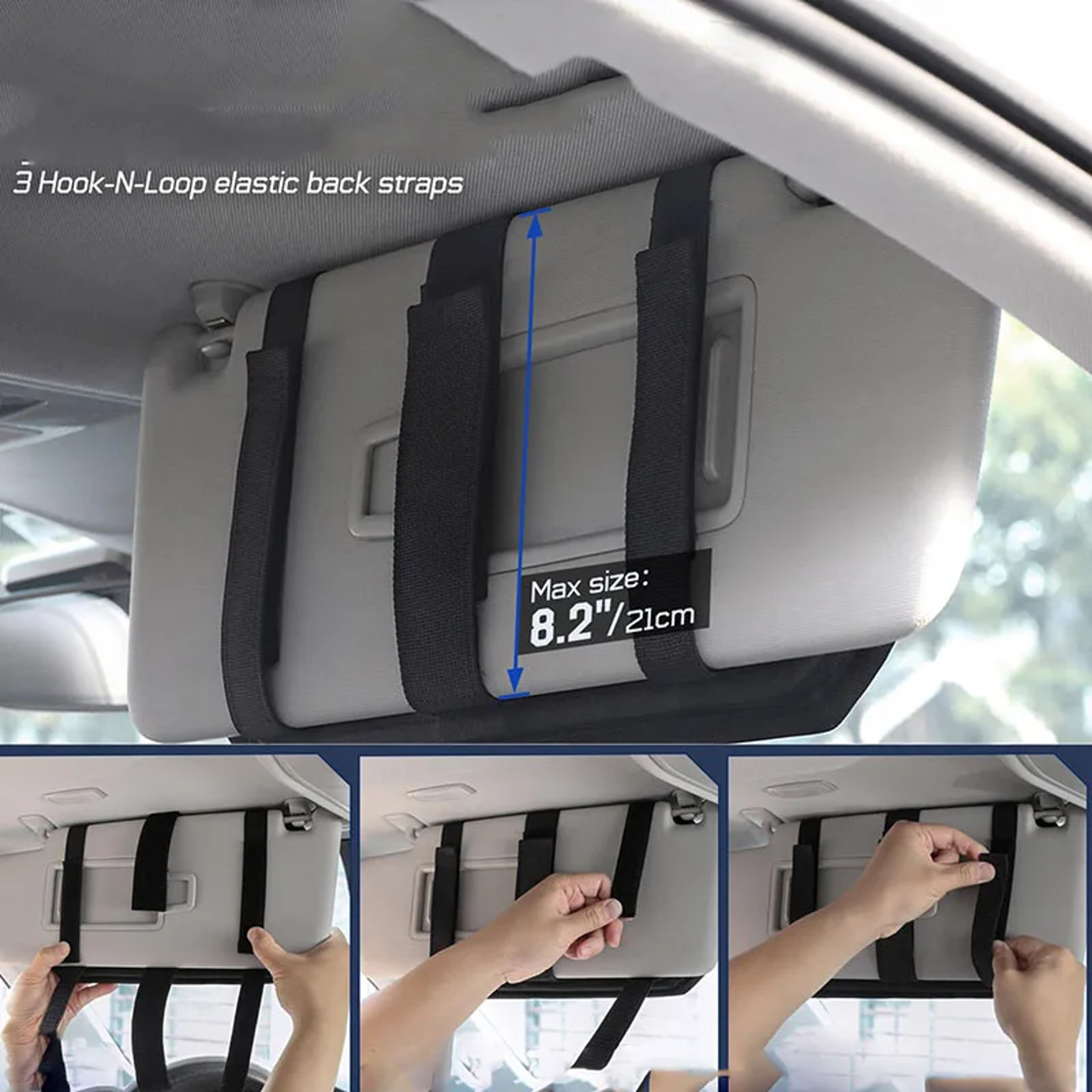 Car Visor Organizer Multi Pocket EDC Storage Pouch for Easy Access Essentials – view 4