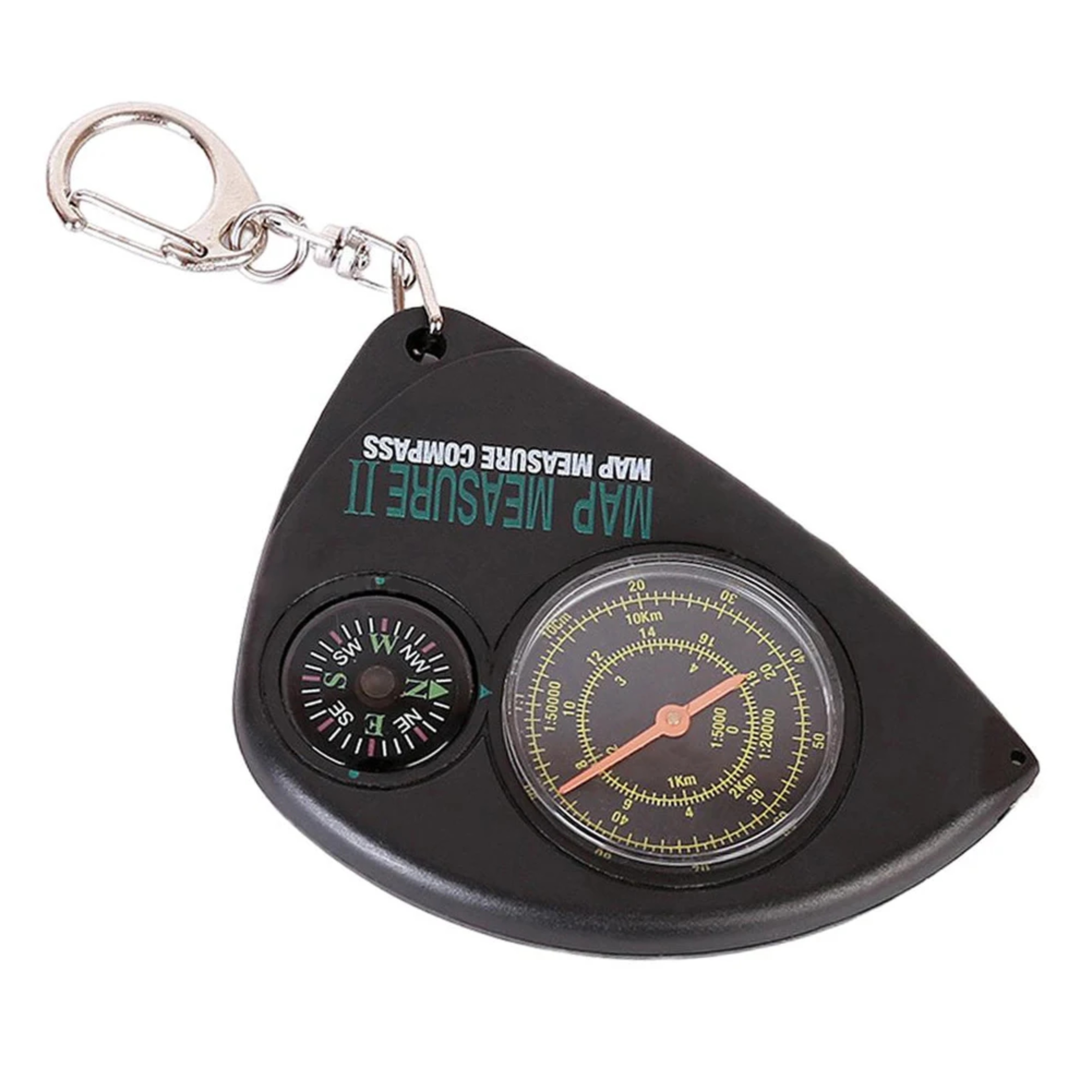 Multi Functional Compass Keychain with Map Scale and Rangefinder for Hiking and Navigation – view 7