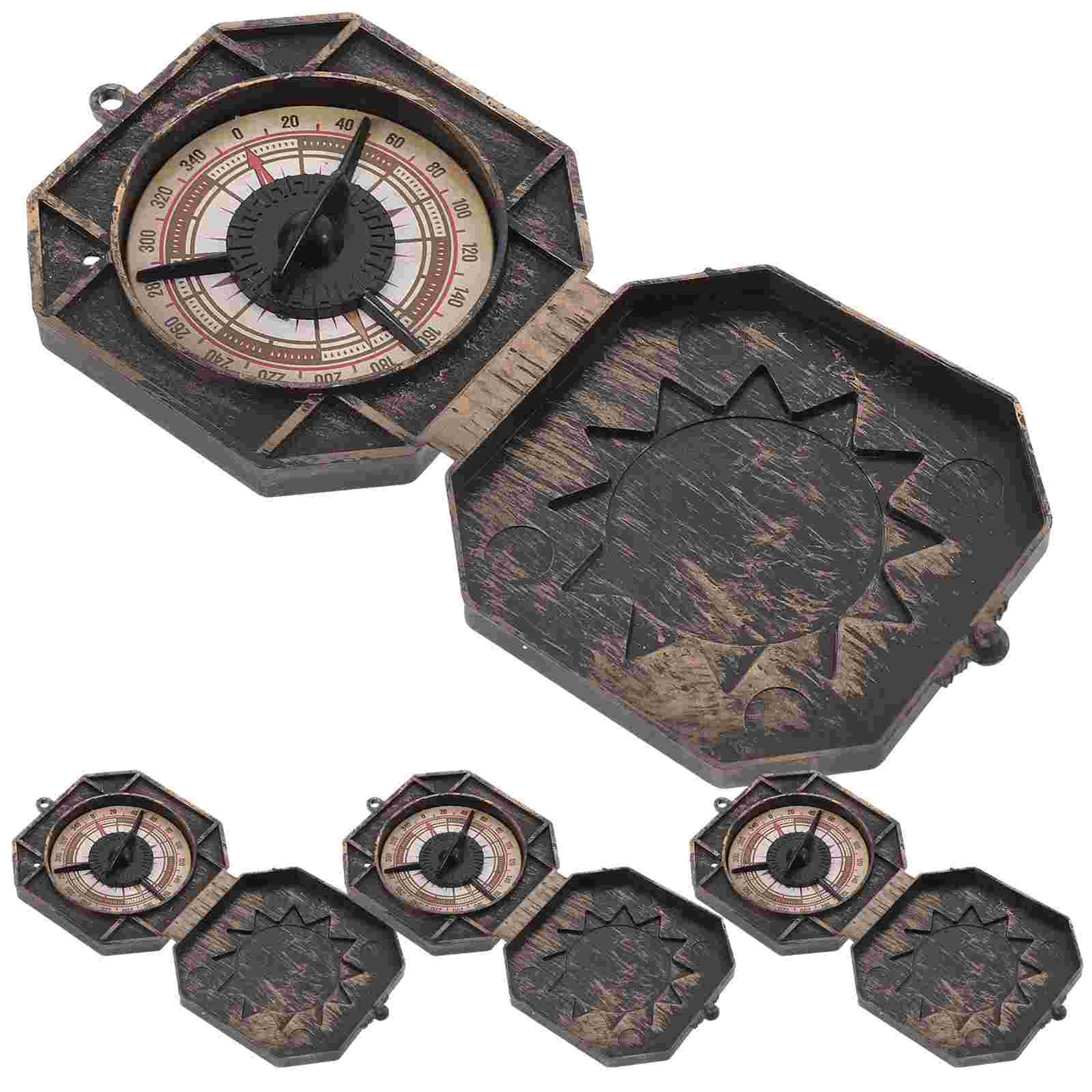 Vintage Pirate Compass Antique Brass Navigation Compass For Camping Hiking Gift 4