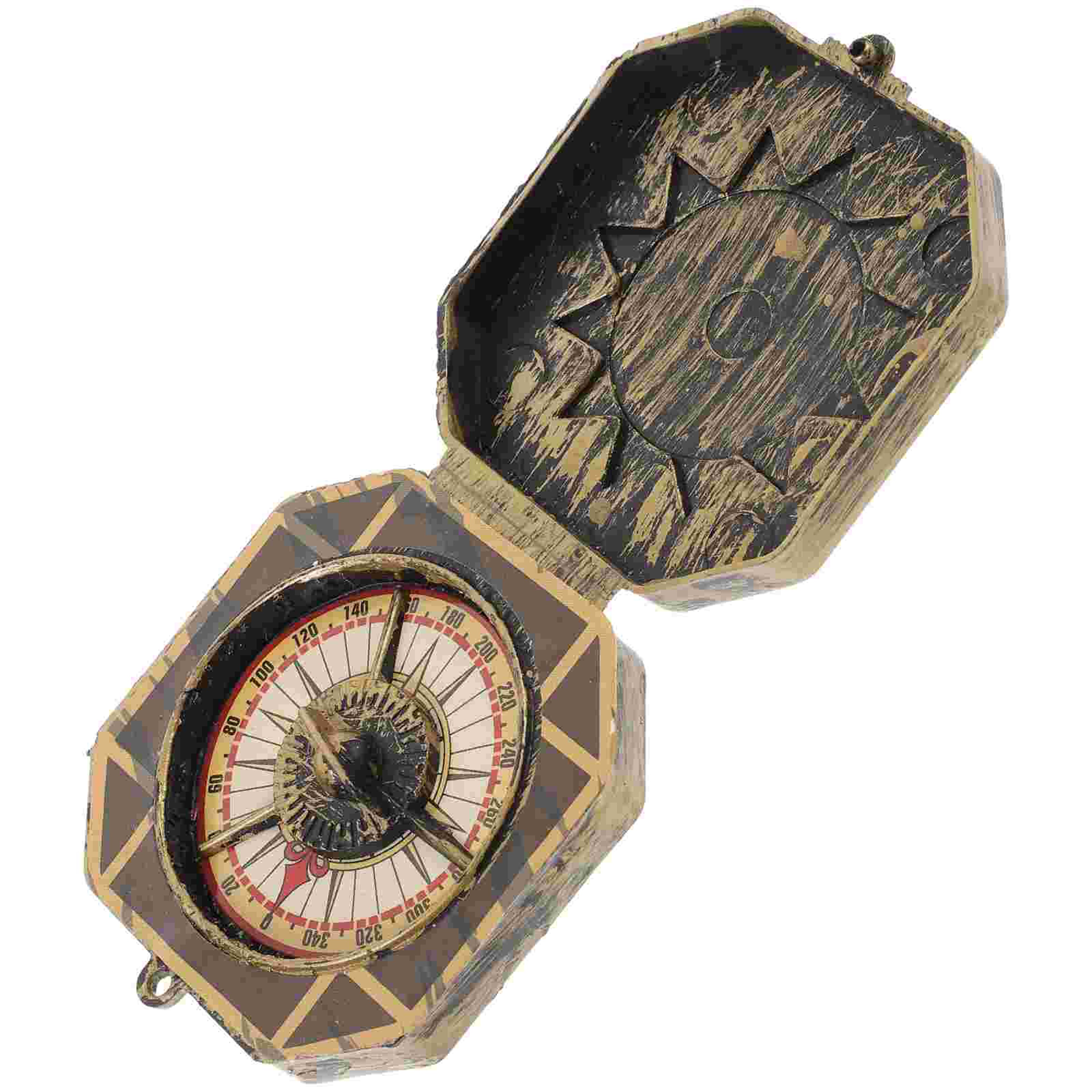 Vintage Pirate Compass Antique Brass Navigation Compass For Camping Hiking Gift 6