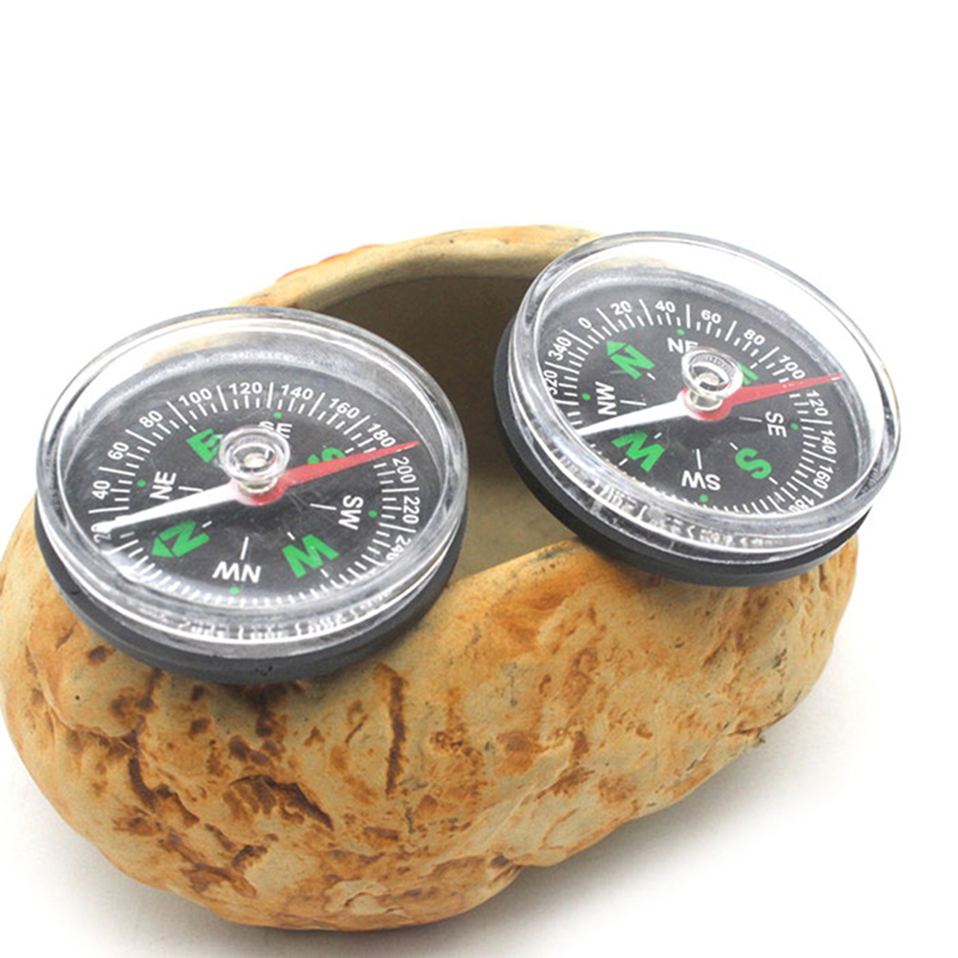 Portable Mini Survival Compass Keychain Precision Navigation Tool for Hiking Camping Outdoor Gear – view 2