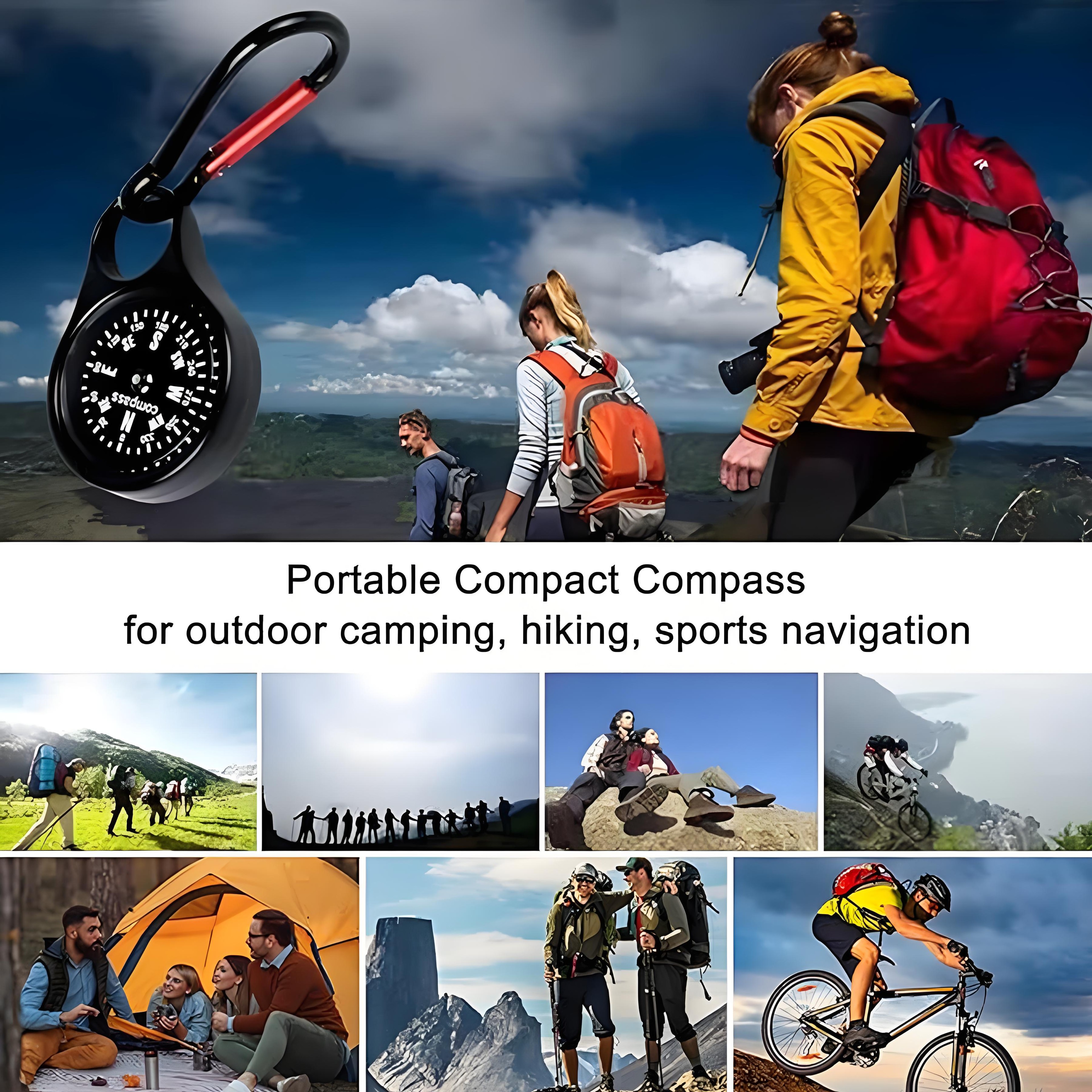 Clip-On Mini Survival Compass Keychain Portable Outdoor Navigation Tool – view 6