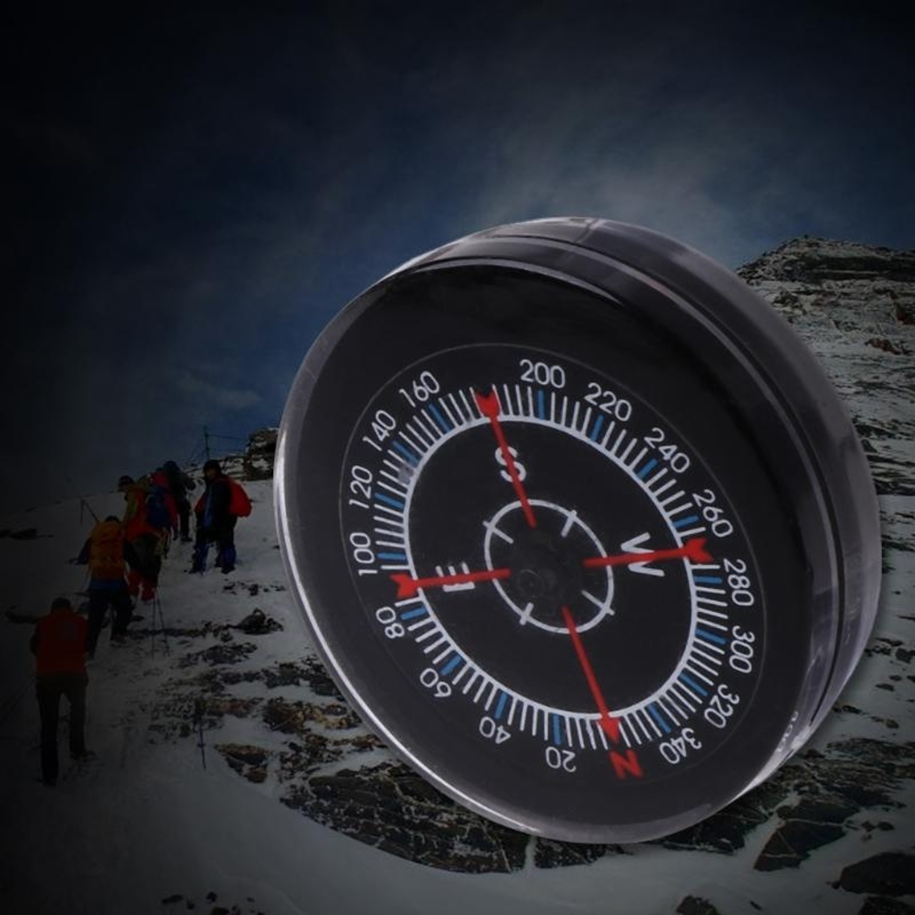 Compact Survival Button Compass, Mini Hiking Navigation Tool for Outdoor Camping Gear – view 6