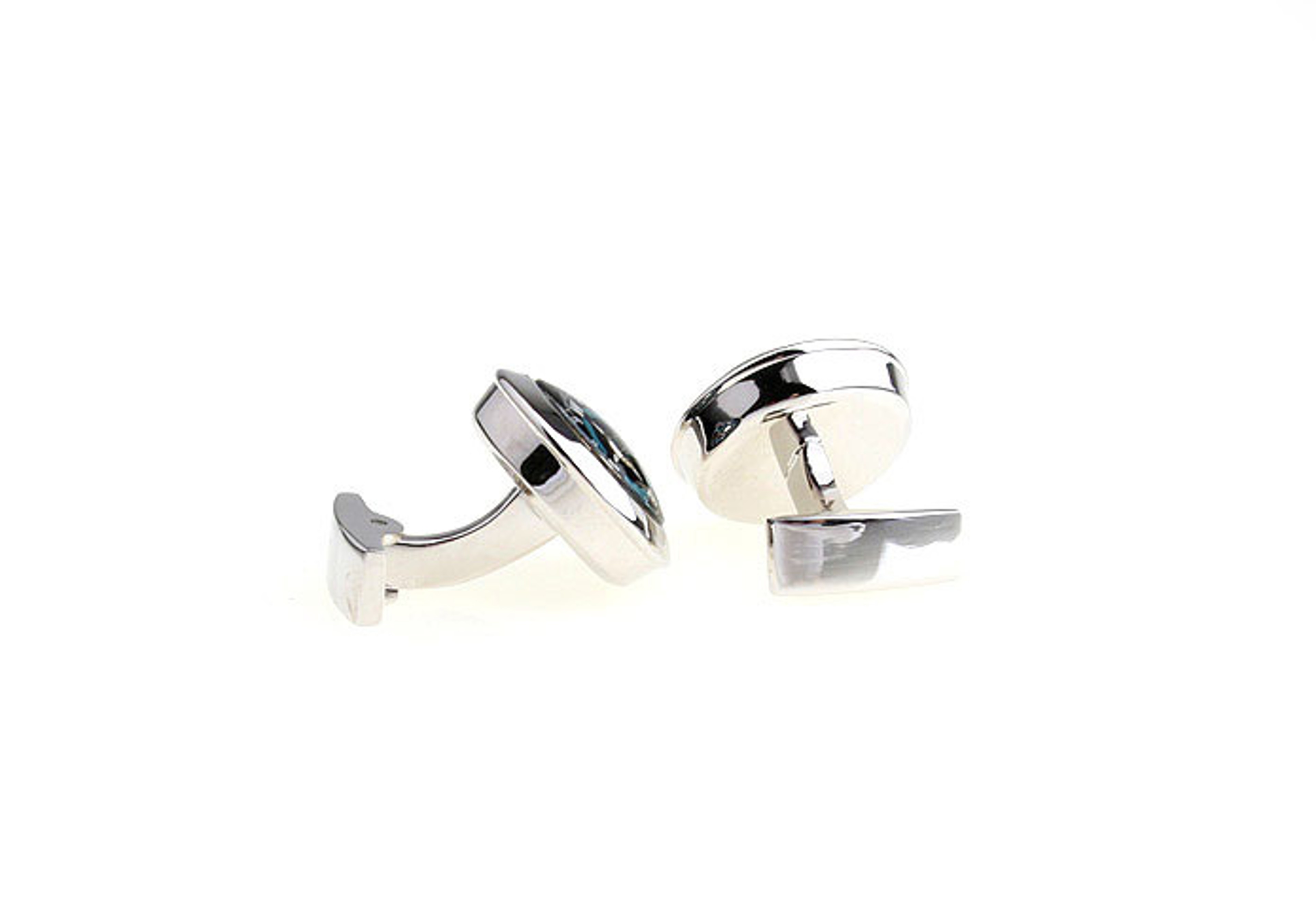 Men Compass Cufflinks Vintage Copper Navigation Design Formal Shirt Accessories 1