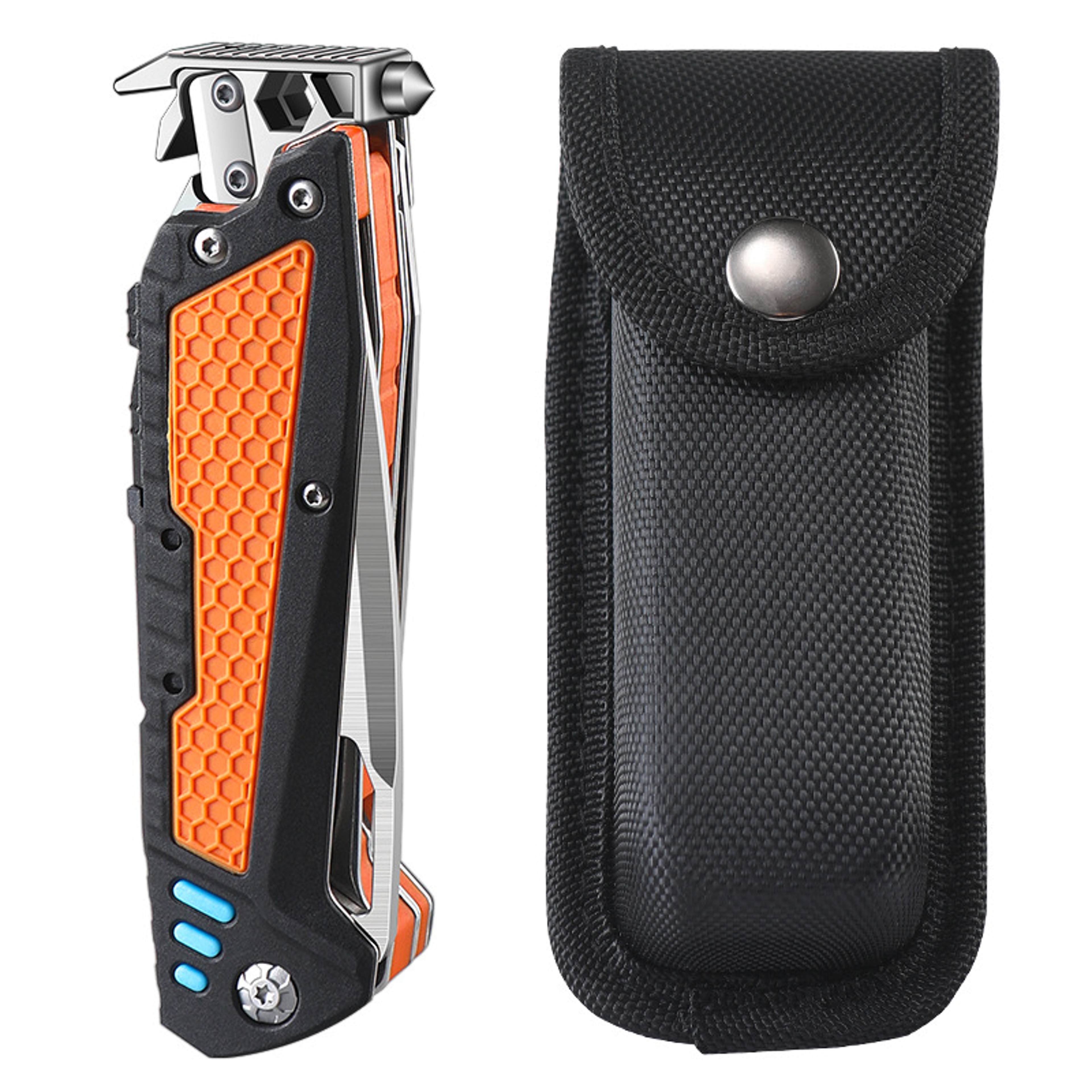 Multifunctional Folding Knife EDC Tool for Camping Hiking Survival – view 9