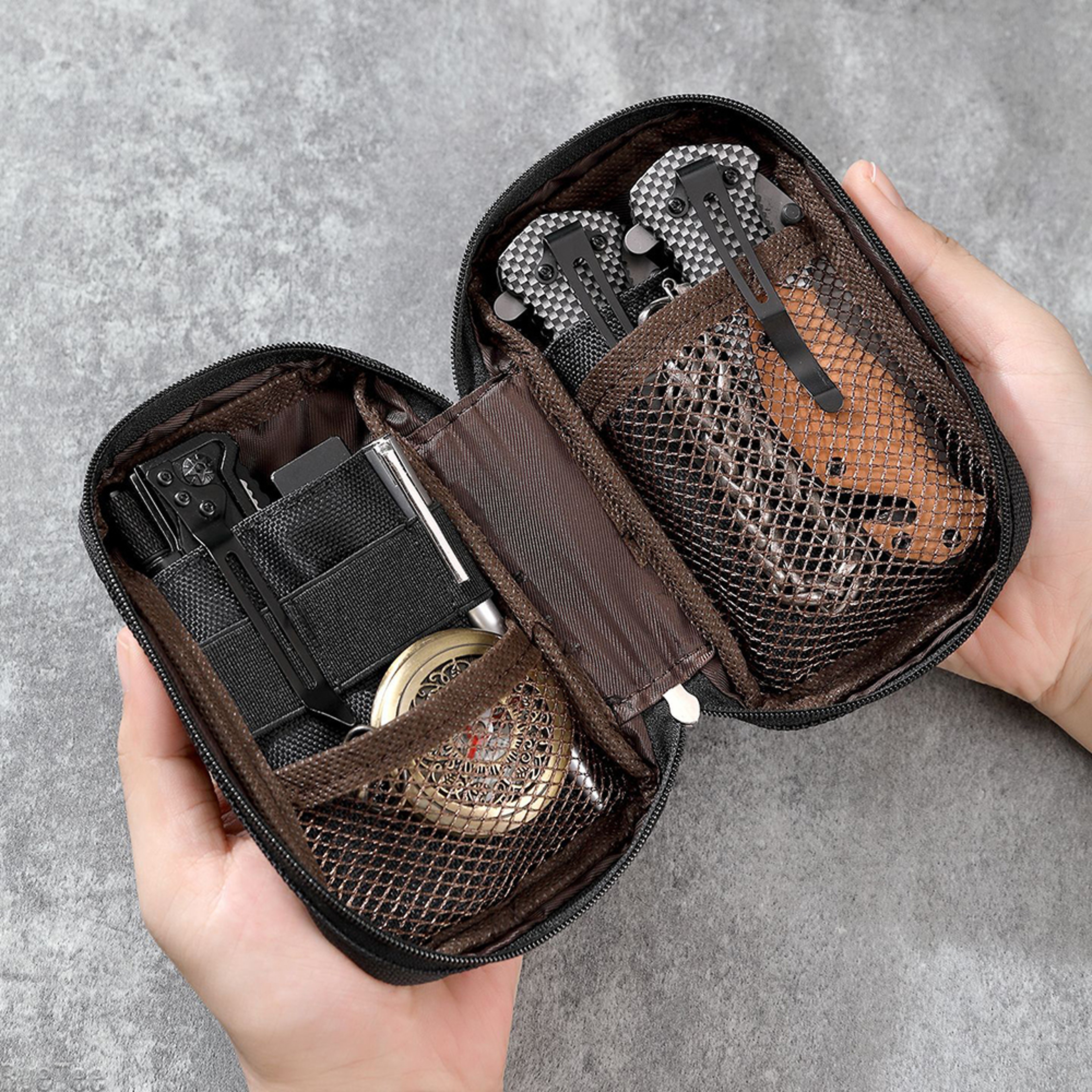 Tactical EDC Organizer Pouch Durable Utility Tool Bag for Camping Hiking Gear Storage – view 2