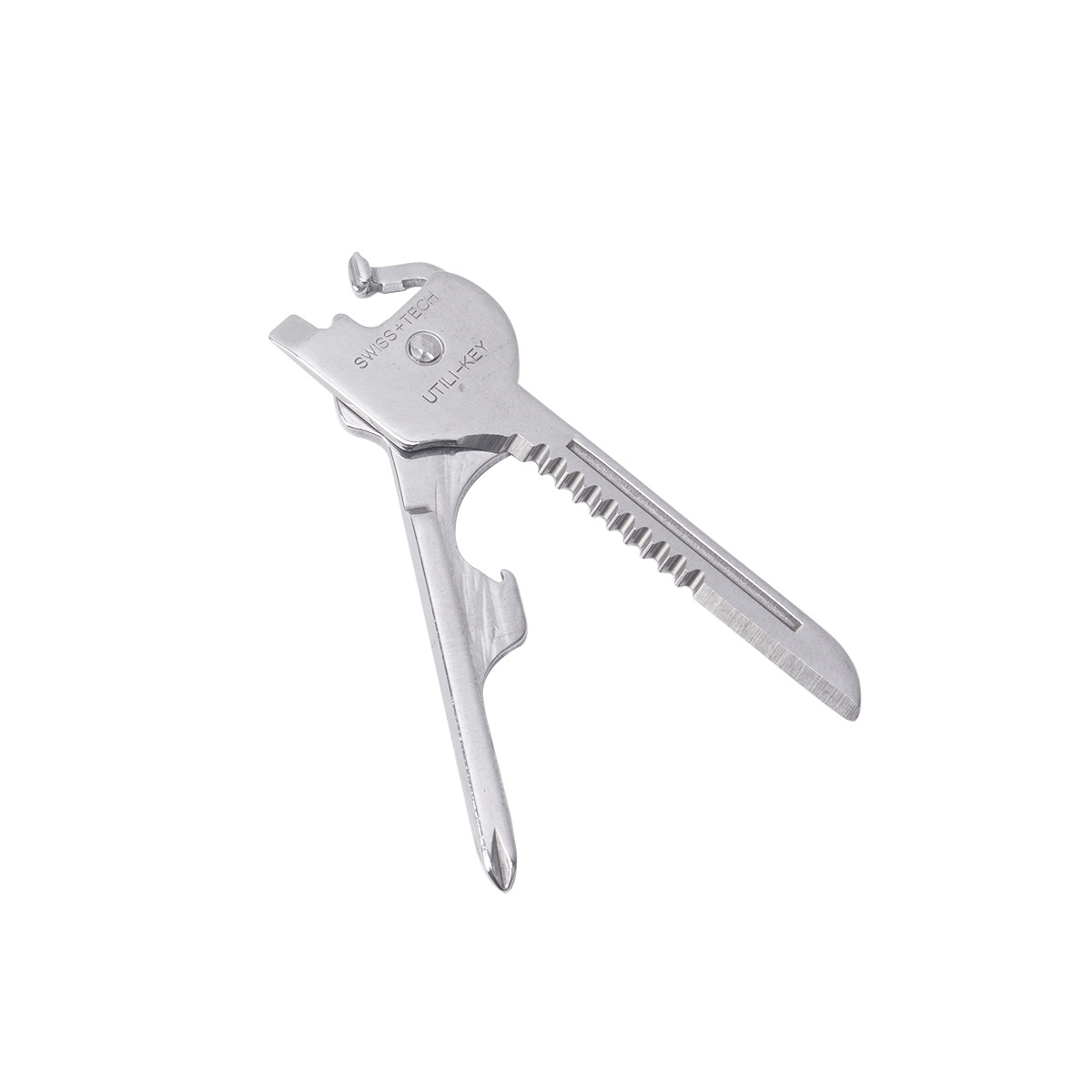 Stainless Steel Multitool Keychain Compact EDC Survival Tool with Screwdriver for Outdoor and Everyday Use – view 6