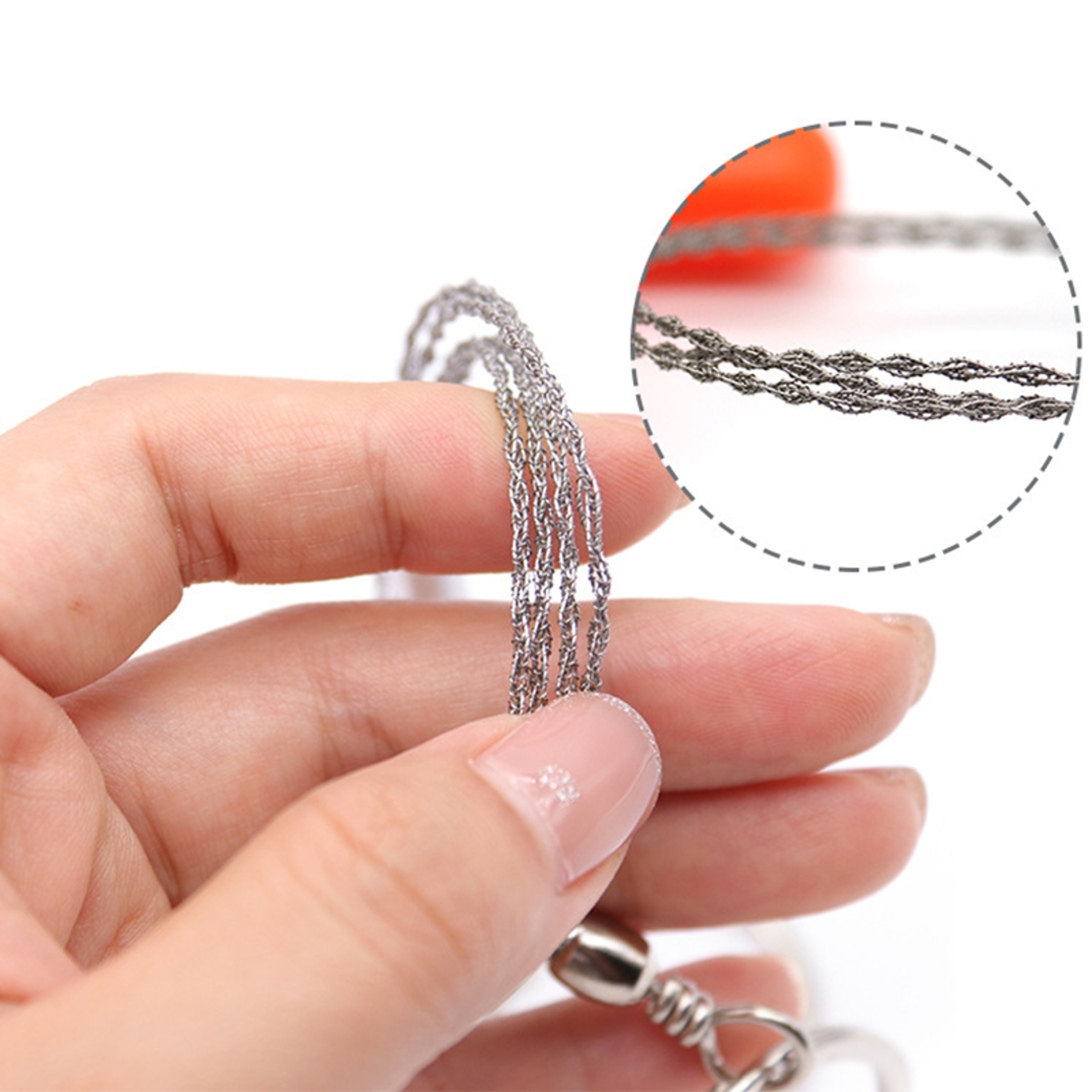 Compact Portable Wire Saw for Camping and Bushcraft Stainless Steel Survival Saw Tool – view 5
