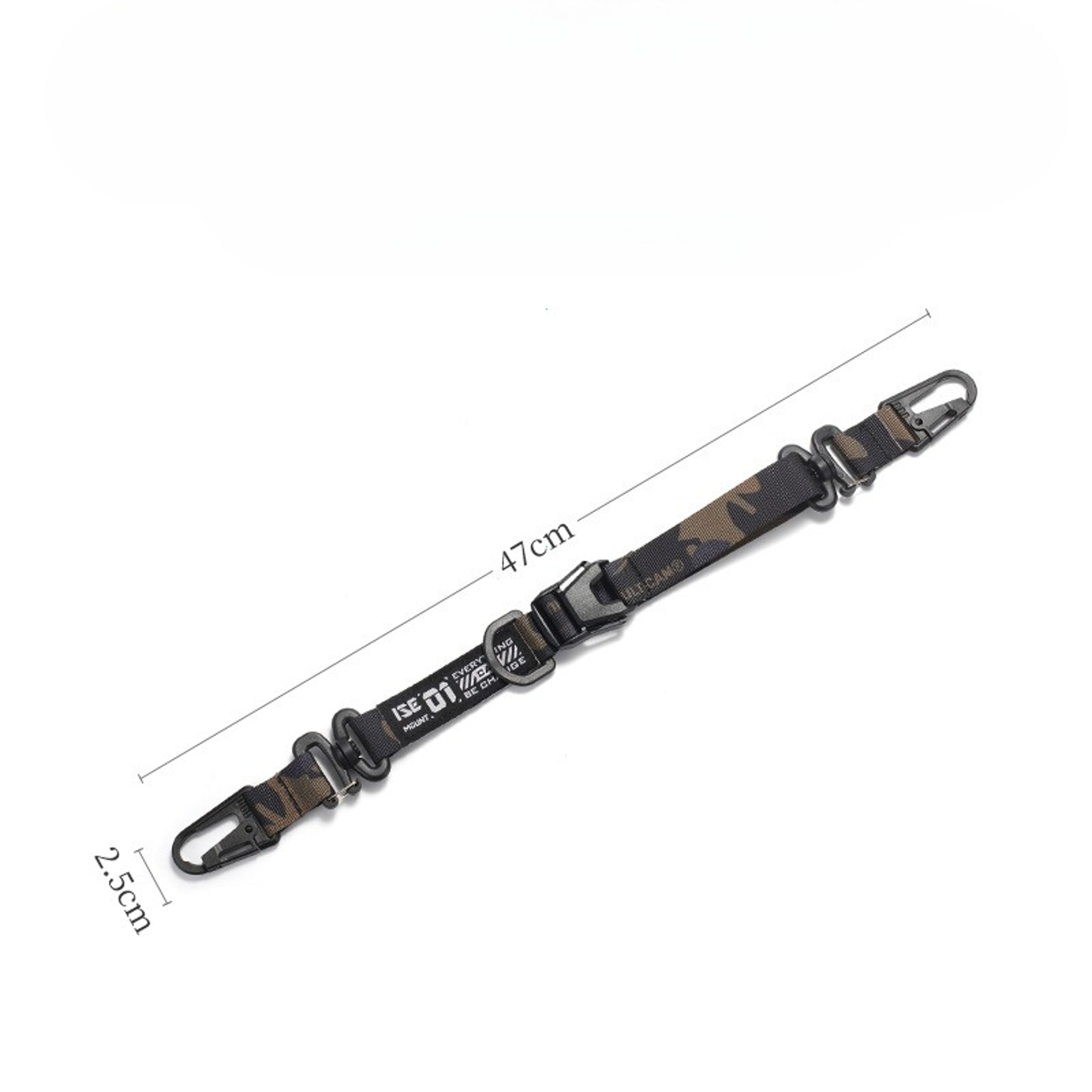 Tactical MOLLE Hanging Strap Organizer with Carabiner Clips for Camping Hiking Gear – view 8