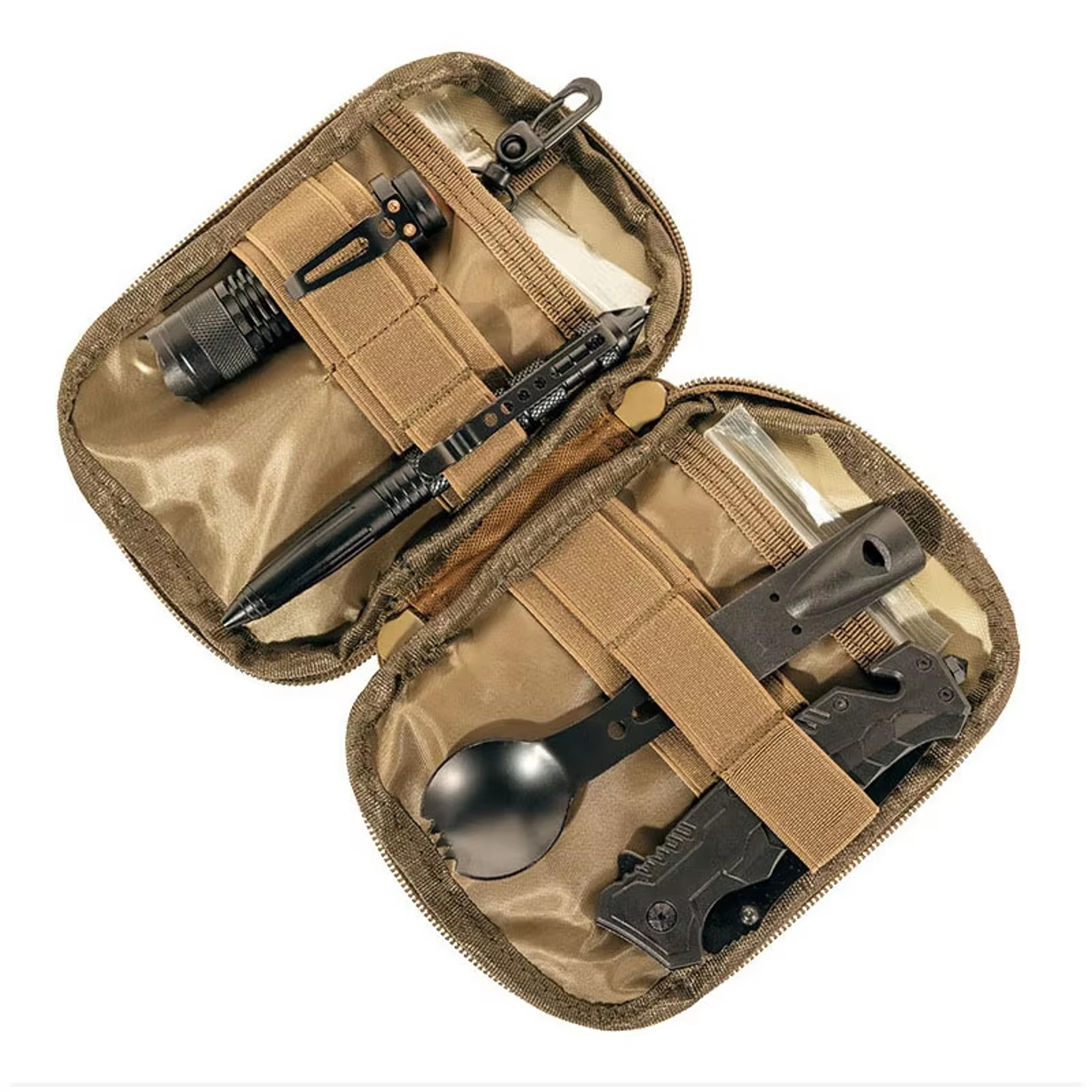 Tactical MOLLE First Aid Pouch Compact Emergency Medical Kit For Camping Hiking EDC 0