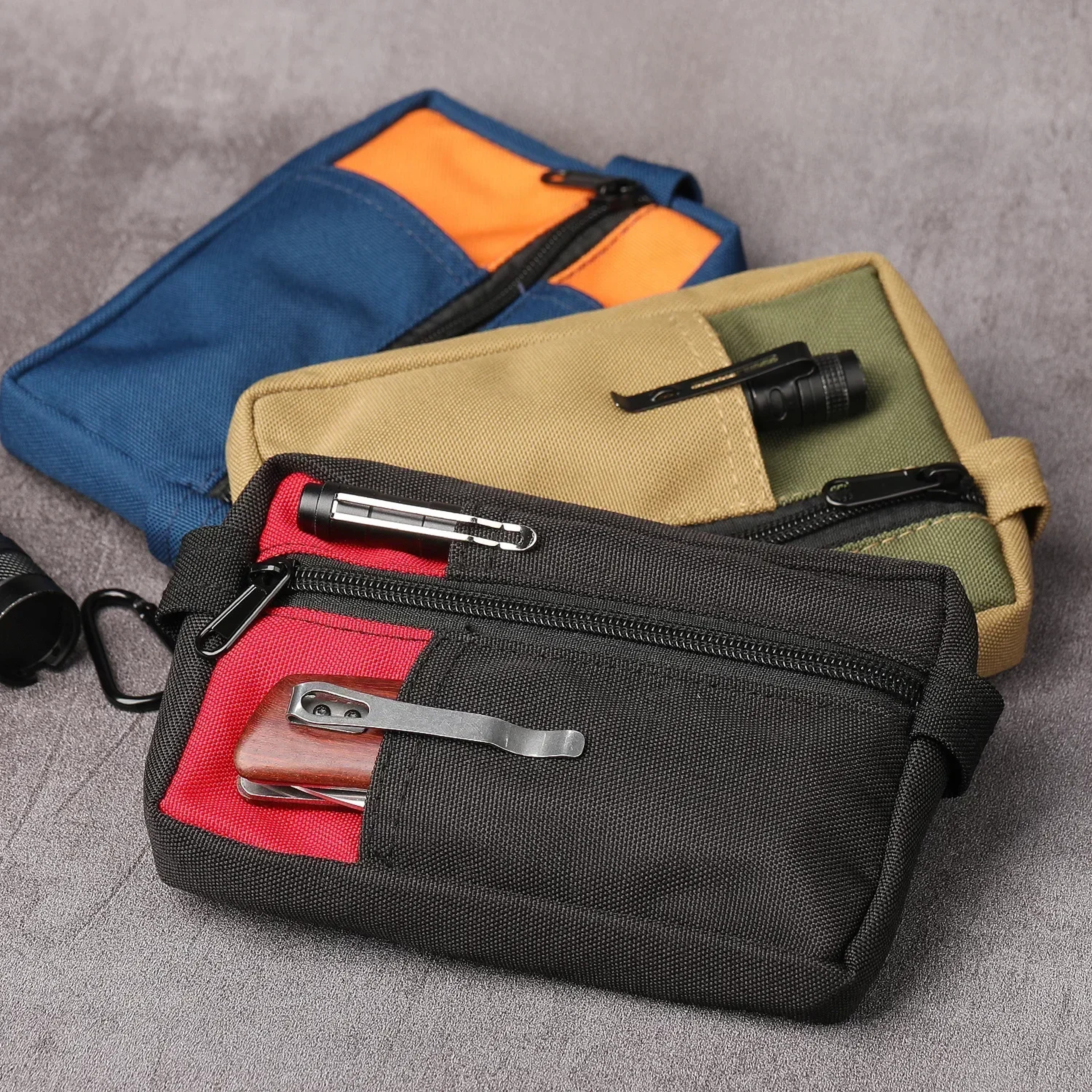 Portable Tactical EDC Pouch Organizer Compact Tool Storage Wallet For Outdoor Carry 4