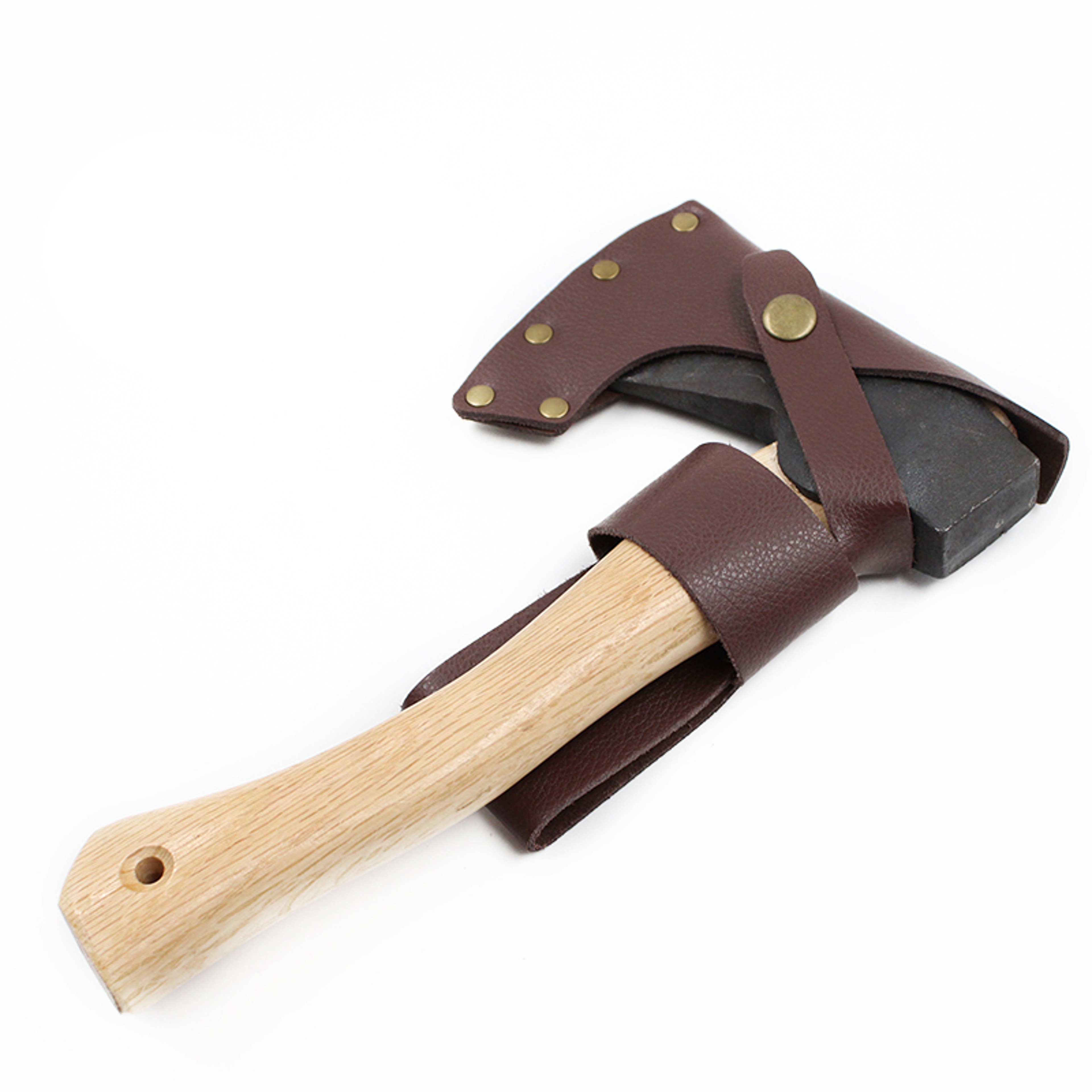 Premium Leather Axe Sheath Durable axe sheath Adjustable hatchet cover for Camping and Outdoor Tools – view 4