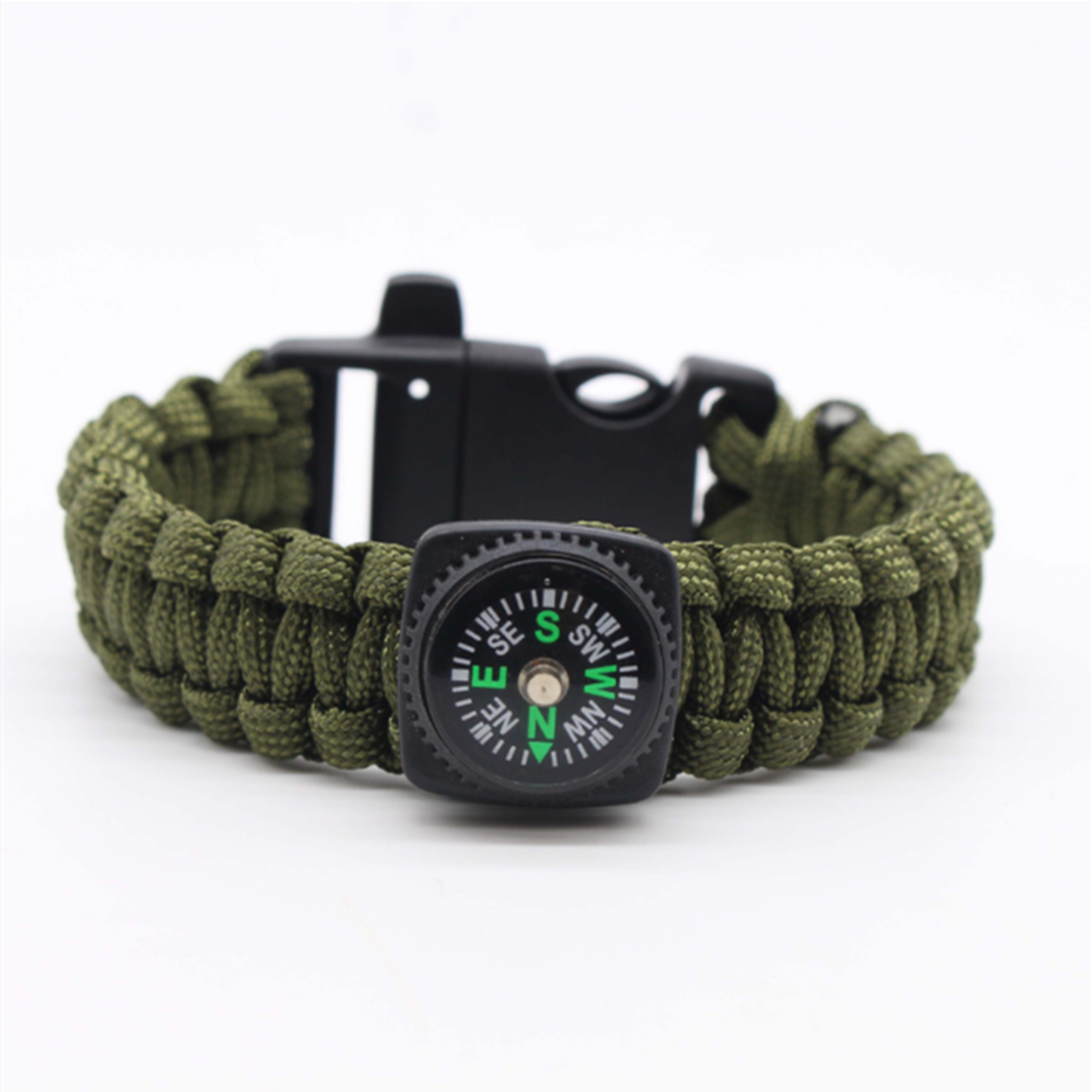Outdoor Survival Bracelet with Compass, Whistle and Paracord Gear for Camping Hiking Emergency Kit – view 4