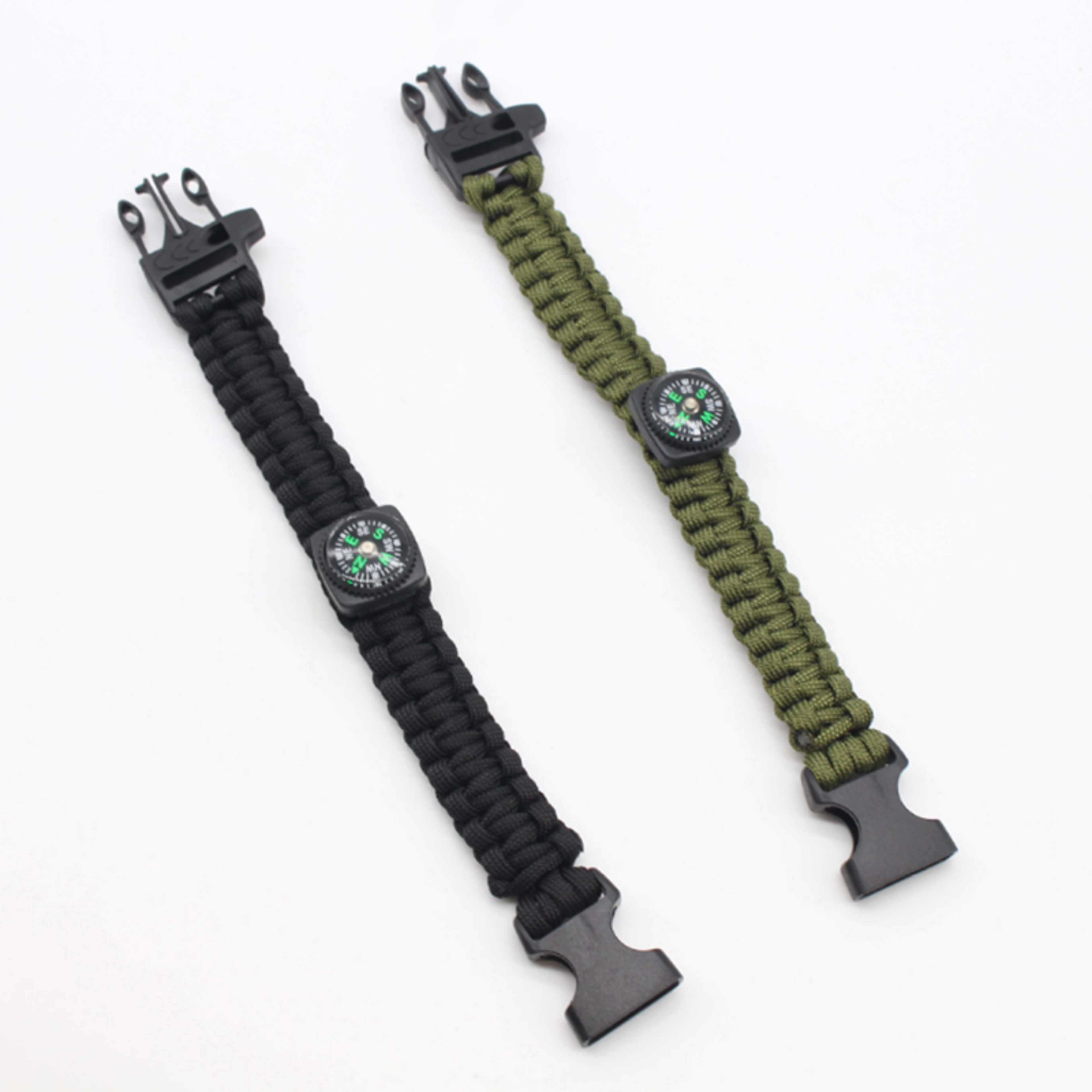 Outdoor Survival Bracelet with Compass, Whistle and Paracord Gear for Camping Hiking Emergency Kit – view 5