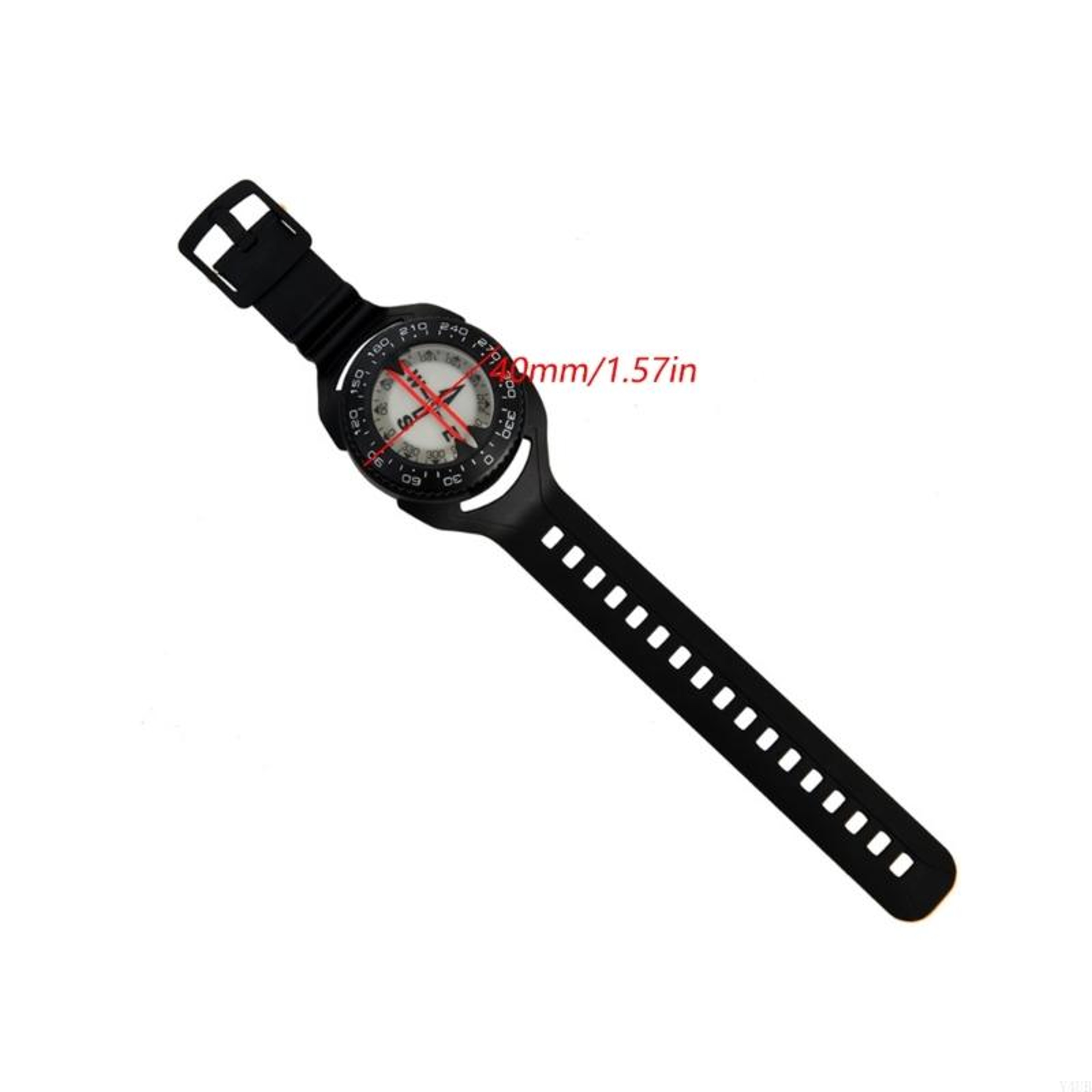 Wrist Mounted Survival Compass Watch Adjustable Camping Compass Navigation Gear – view 6