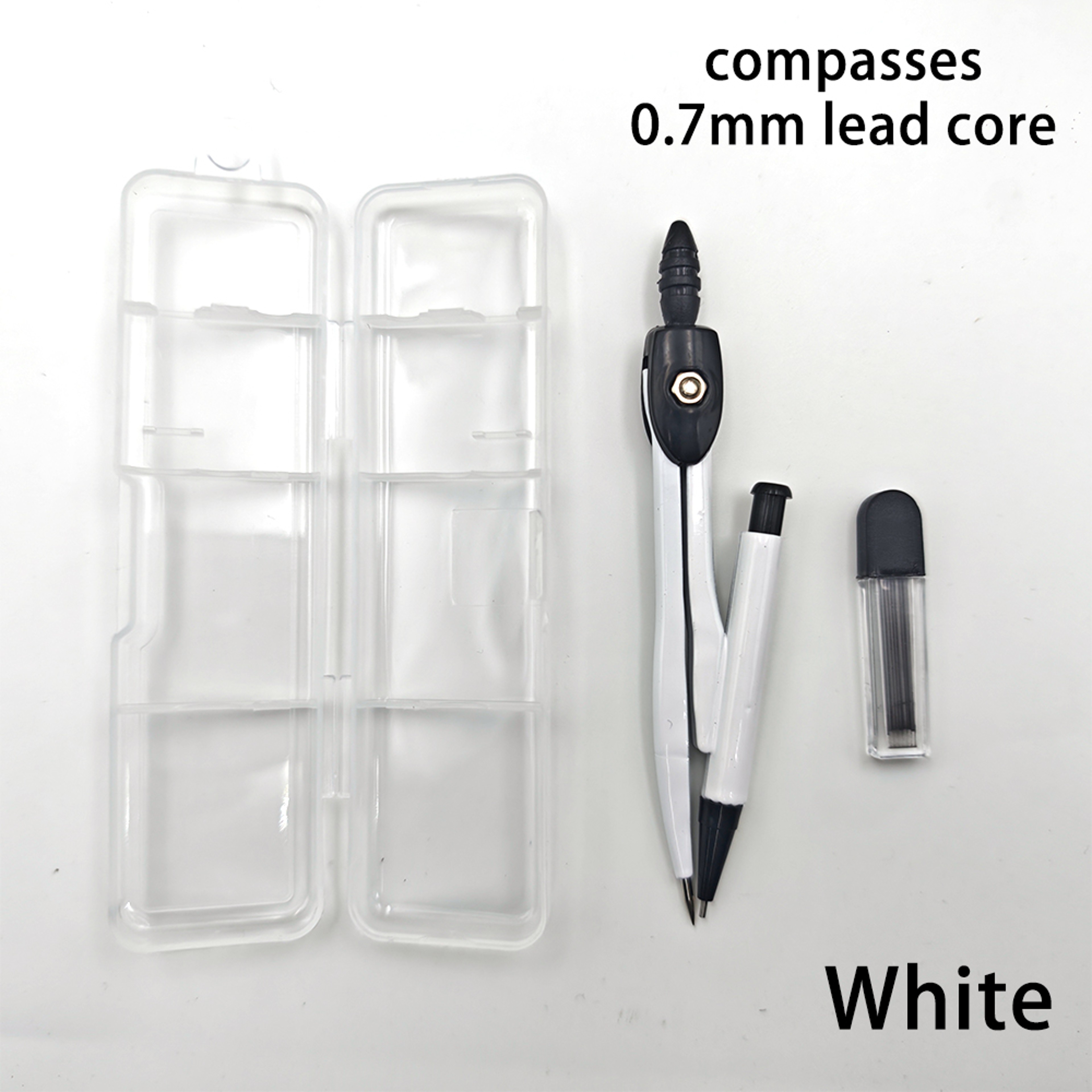 Minimalist Precision Drawing Compass Set for Students, Engineers and Geometry Drafting – view 7