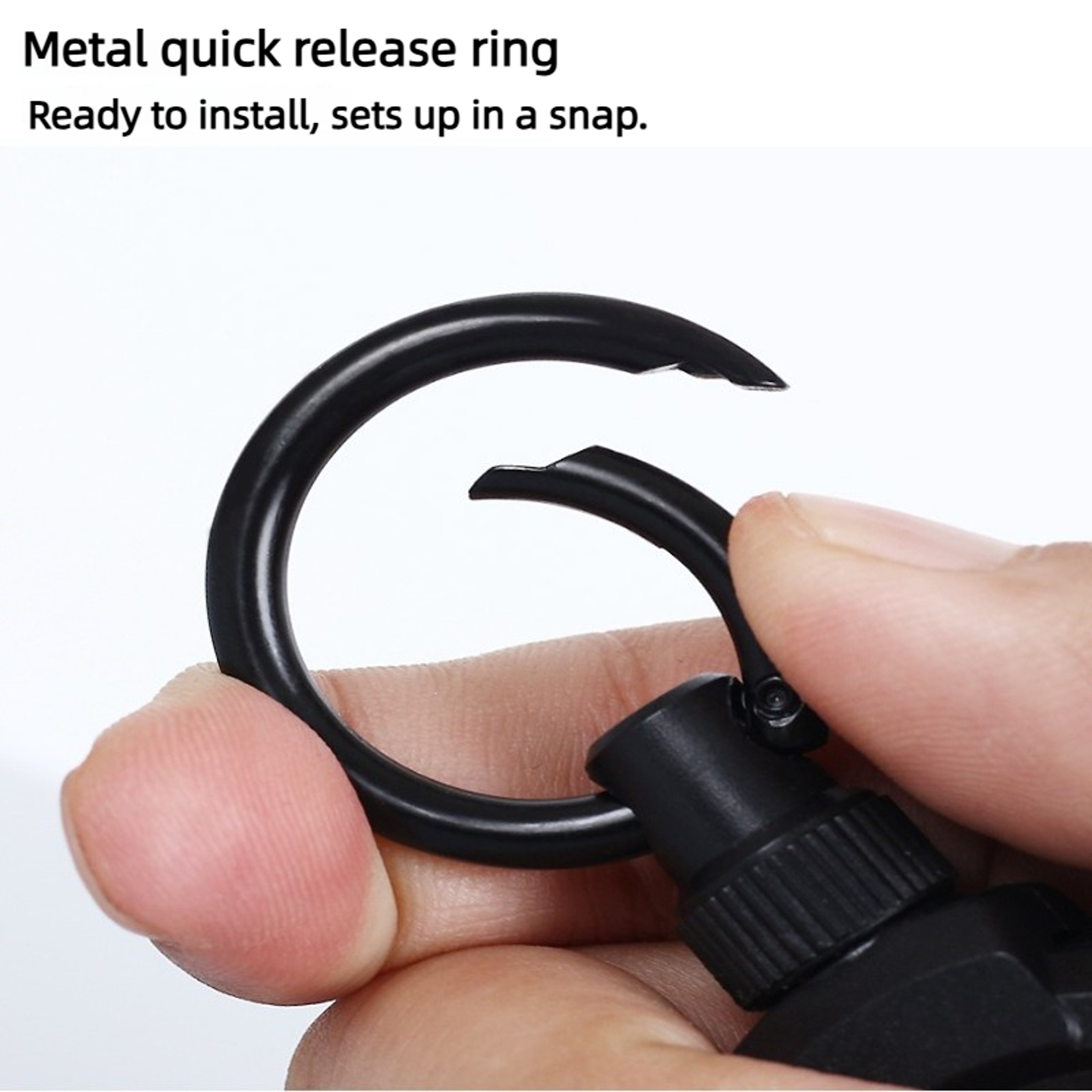 Heavy Duty Retractable Key Holder with Chain Durable tactical key holder and retractable keychain – view 5