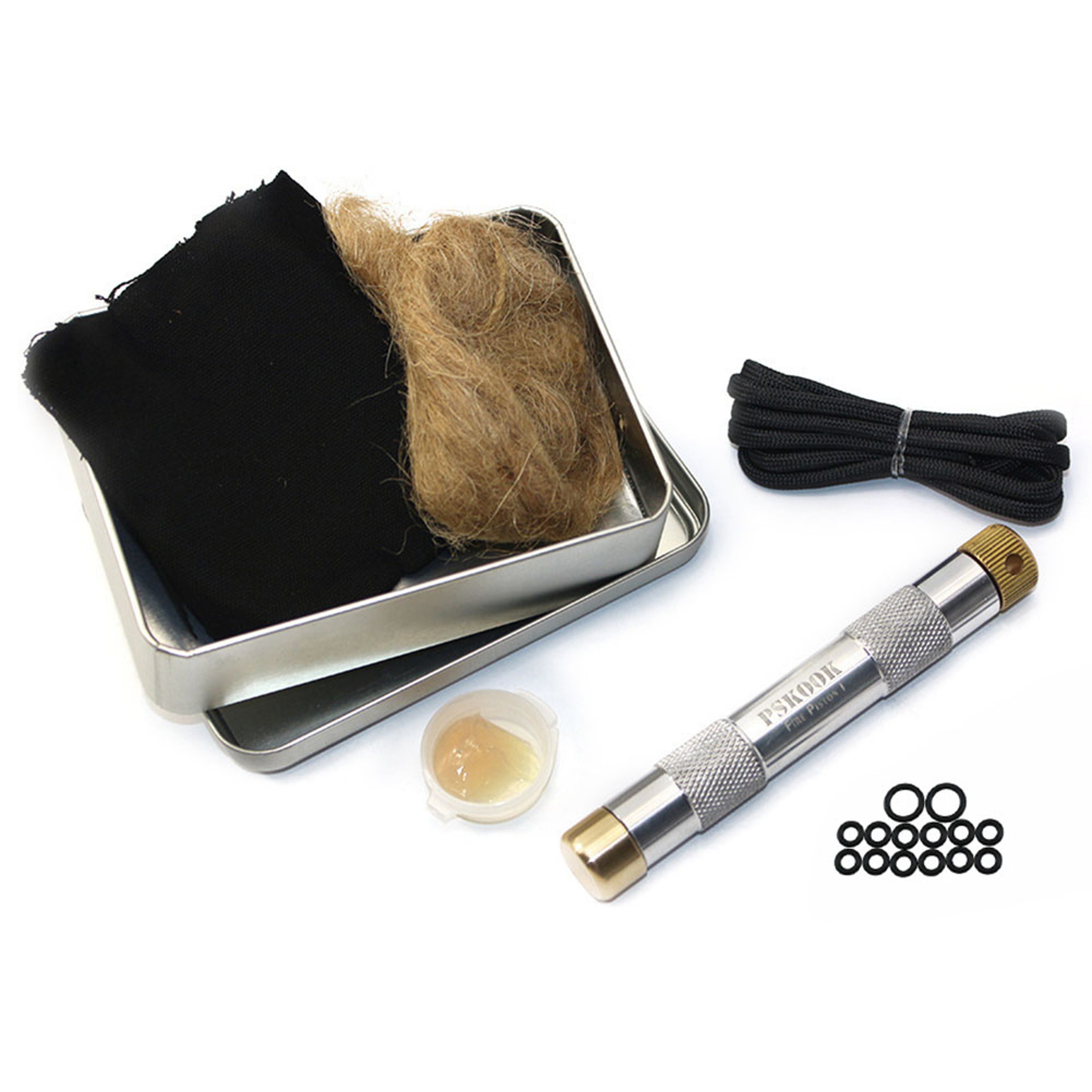 Compact Brass Fire Piston Survival Tool Outdoor Emergency Fire Starter Kit – view 7