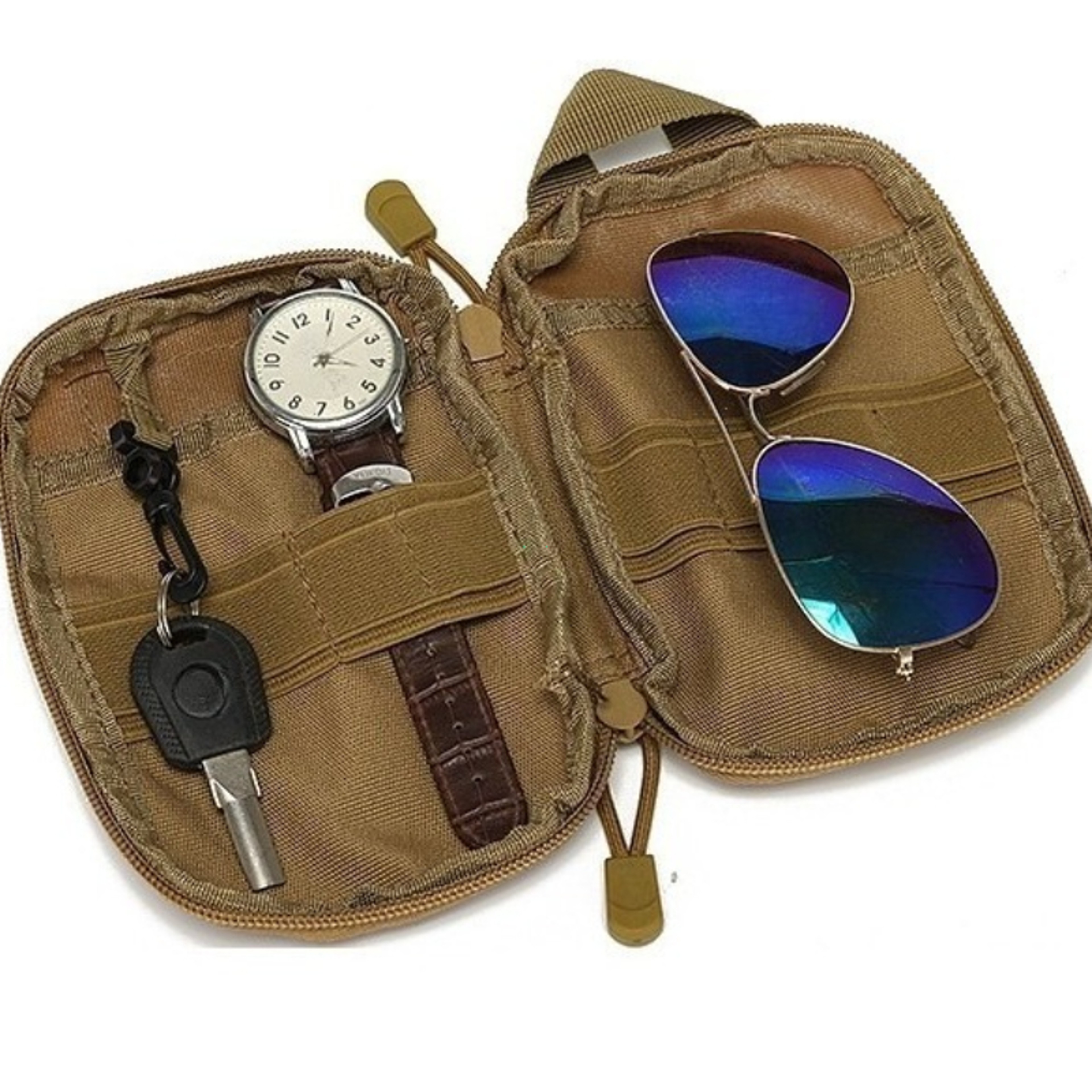 Tactical EDC Molle Waist Pouch, Compact EDC pouch for Hiking, Camping, Phone Carry – view 2