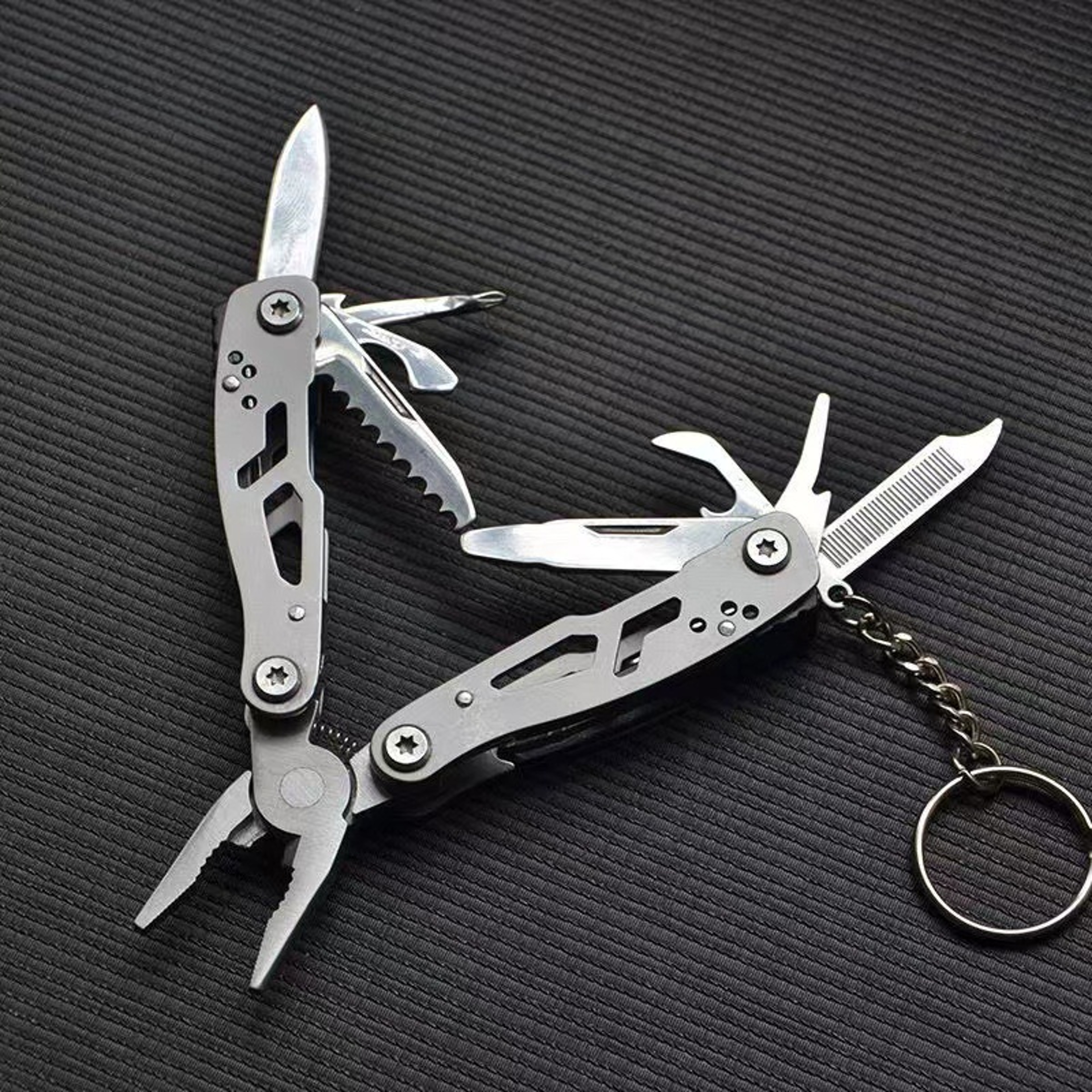 Mini Folding Multi Tool Pliers, Portable EDC Pocket Multitool Keychain for Camping and Everyday Use – view 5