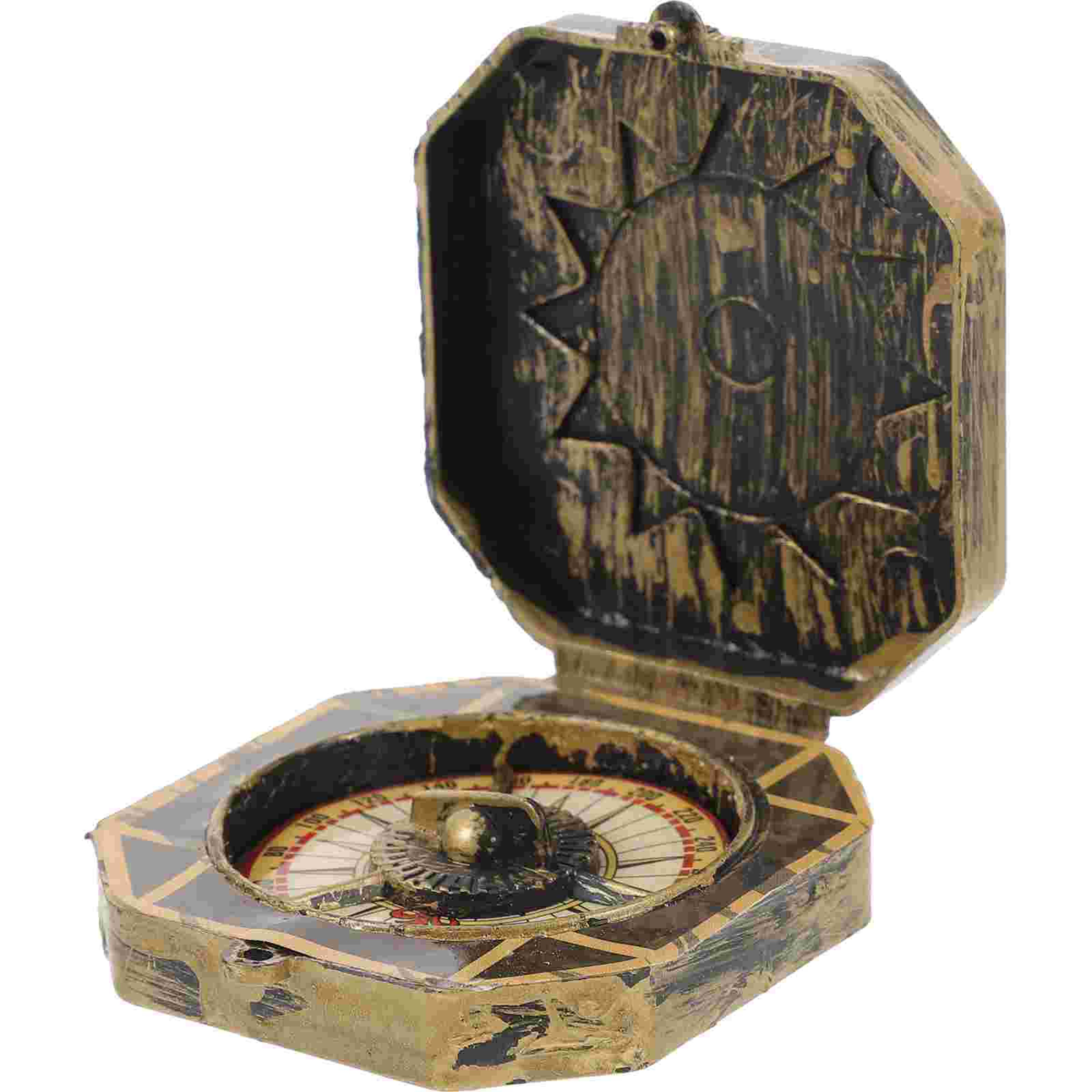 Vintage Pirate Compass Toy Kids Adventure Gift Halloween Costume Prop 0