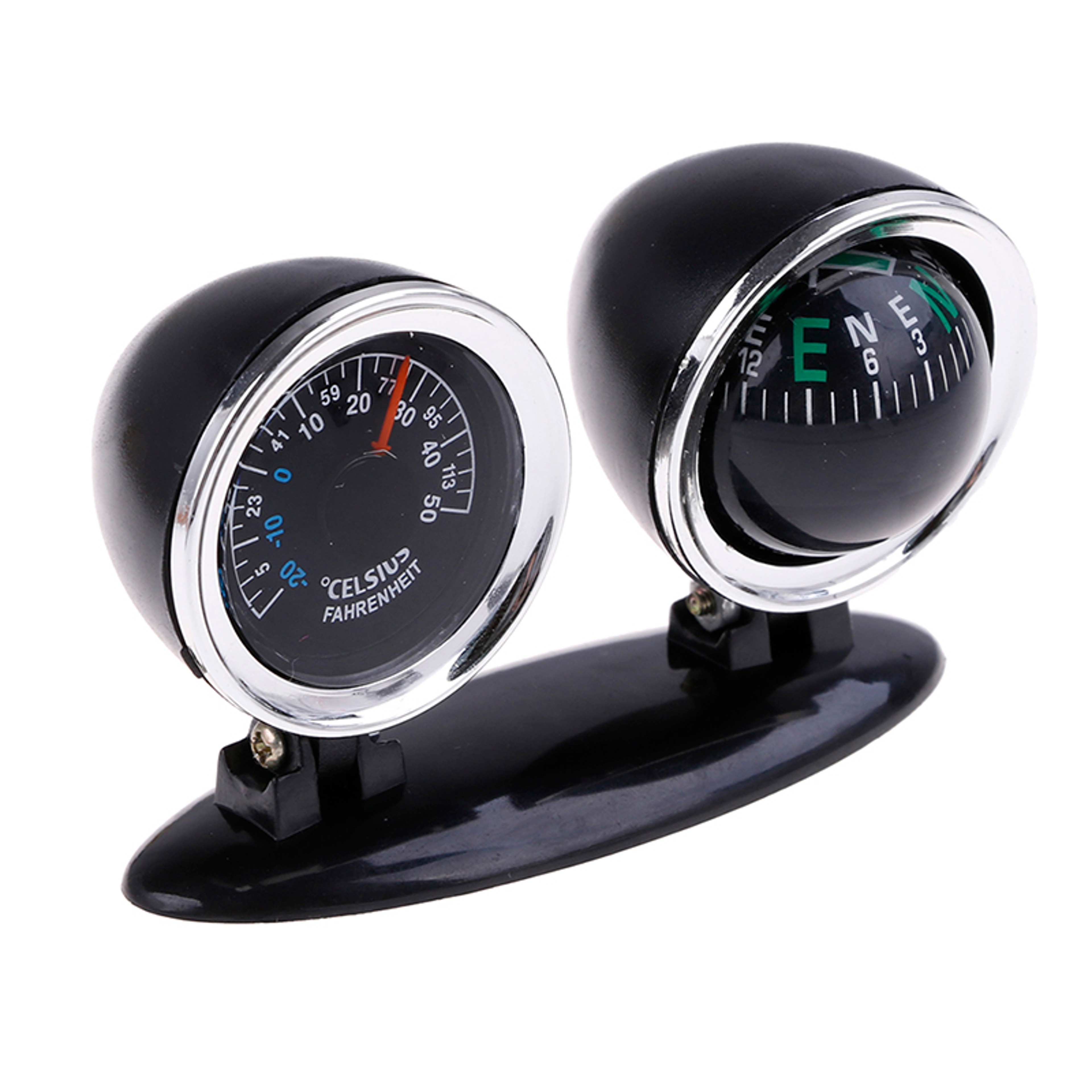 Car Dashboard Ball Compass with Thermometer Navigation Guide – view 6